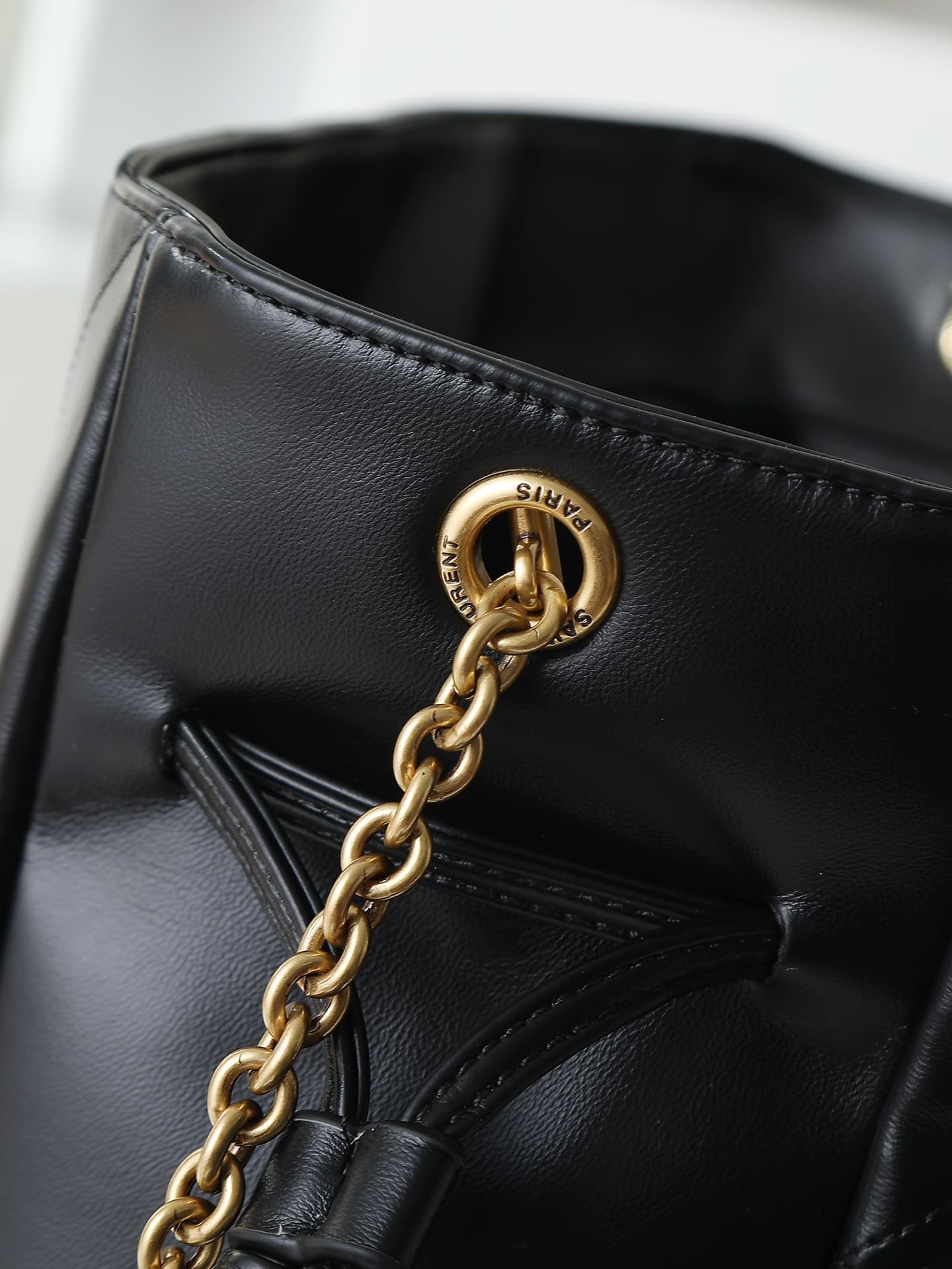 Saint Laurent Gold Small Crossbody Bag 2509