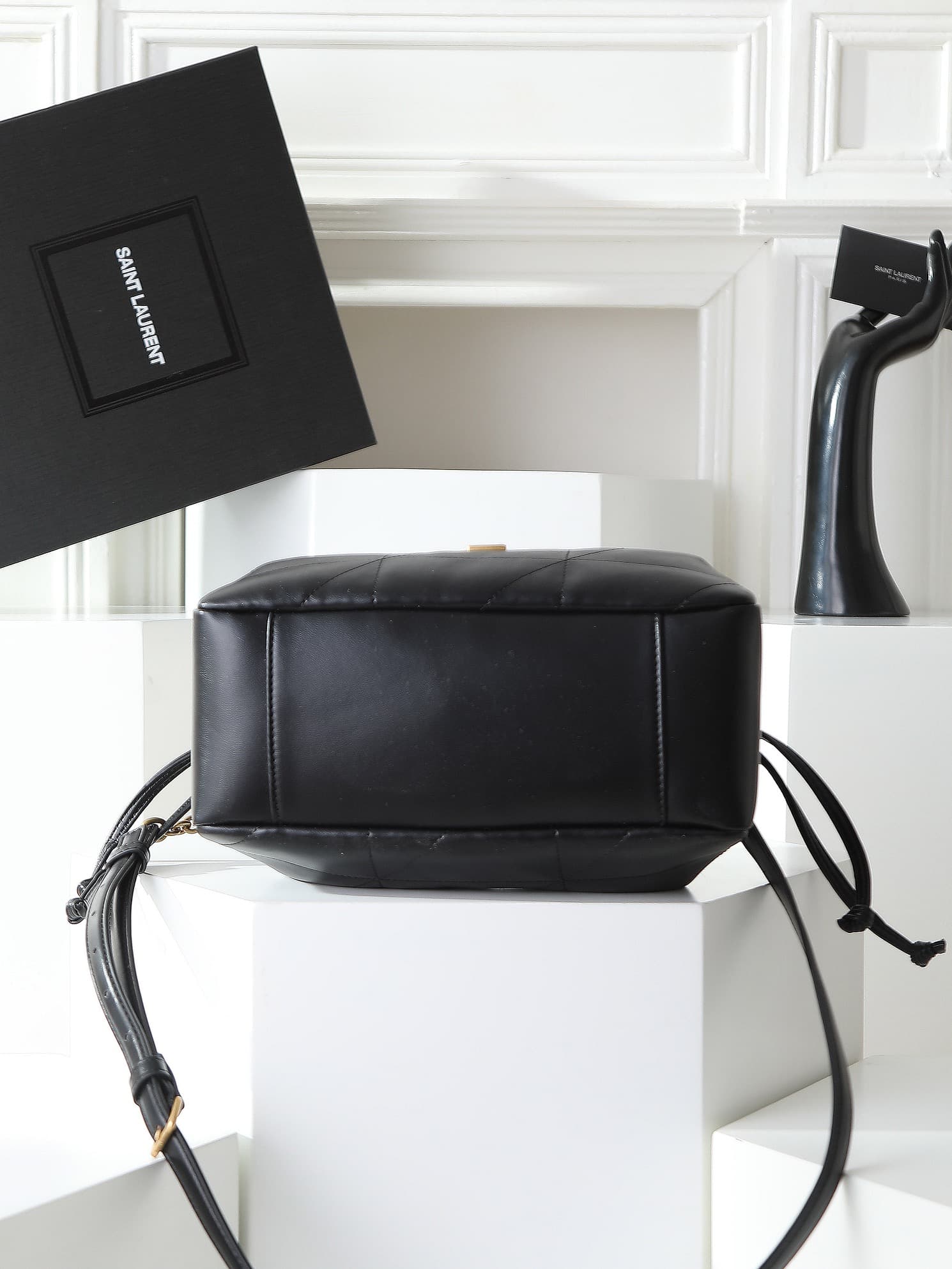 Saint Laurent Gold Small Crossbody Bag 2509