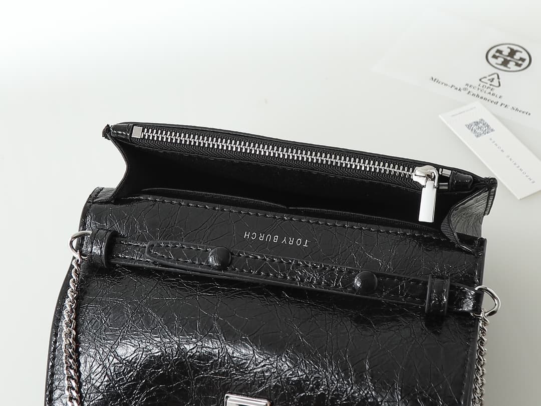 托里伯奇 Black Mini Crossbody Bag