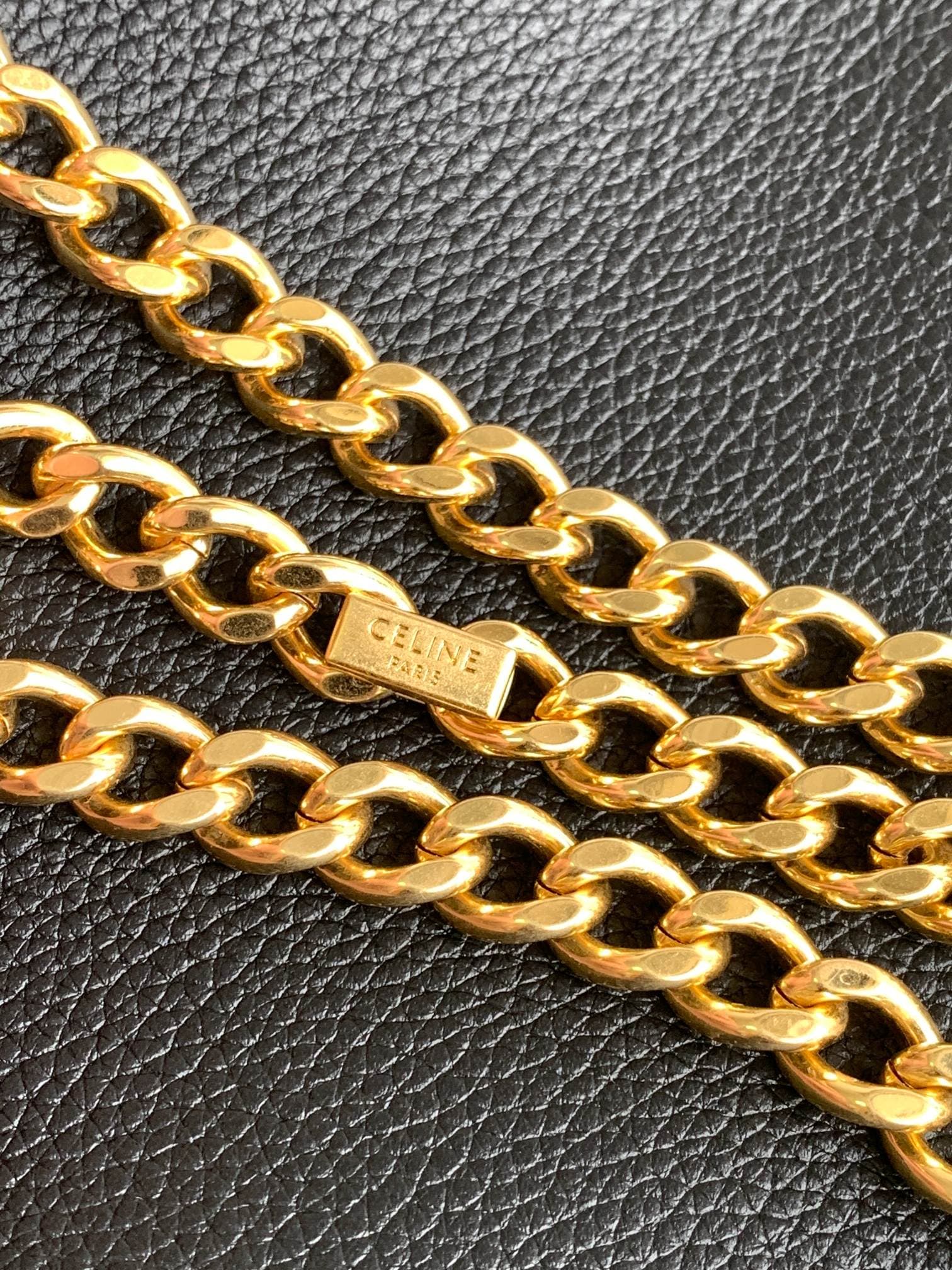 Celine Gold Crossbody Bag