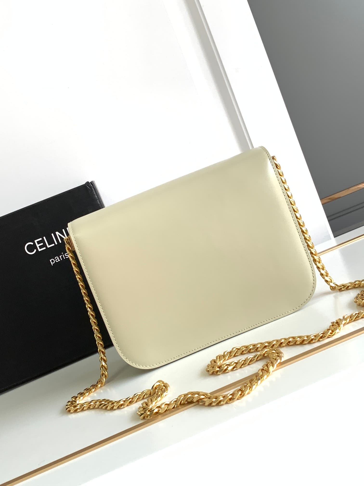 Celine Cream Crossbody Bag