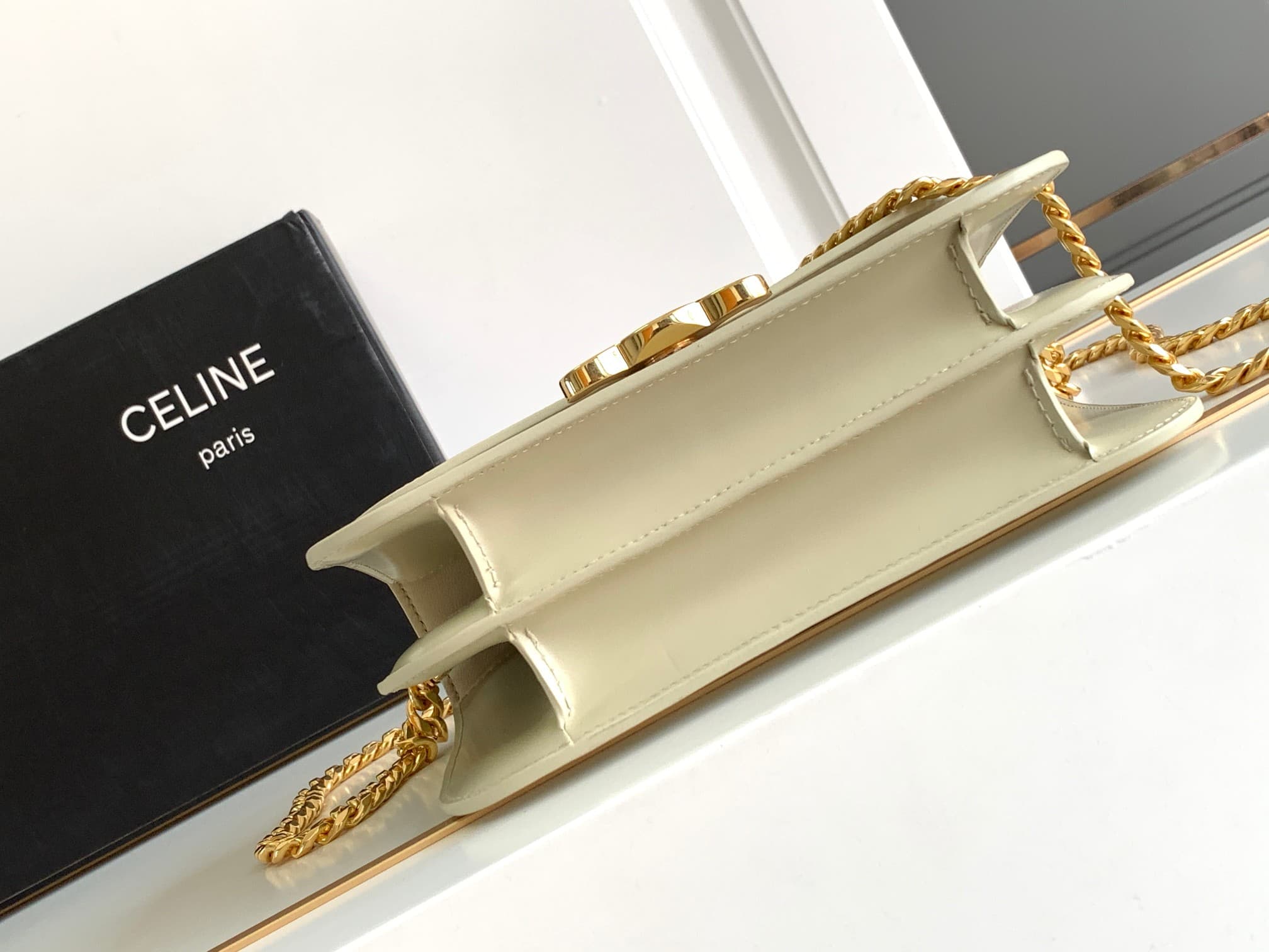 Celine Cream Crossbody Bag
