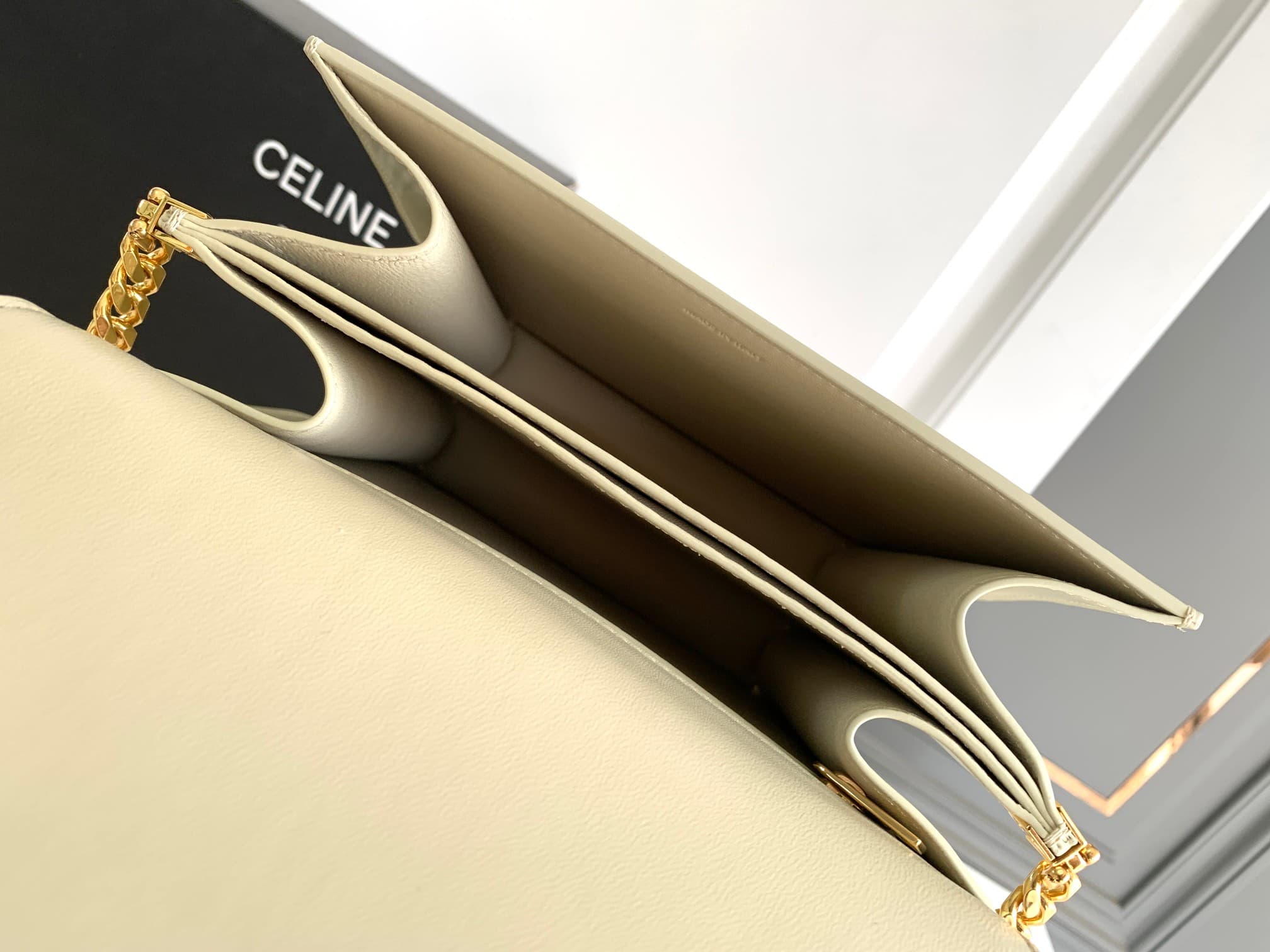 Celine Cream Crossbody Bag