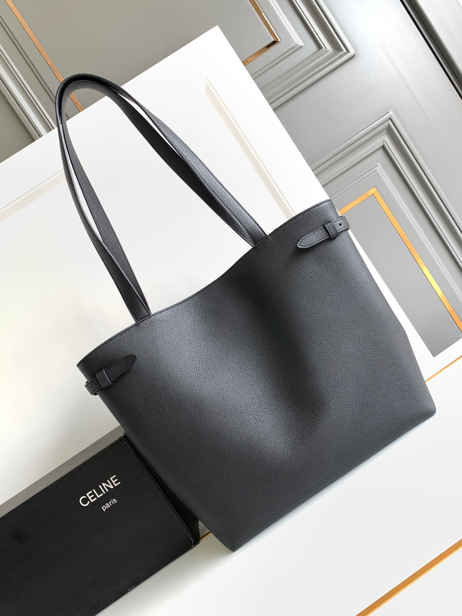 Celine Black Large Shoulder Bag