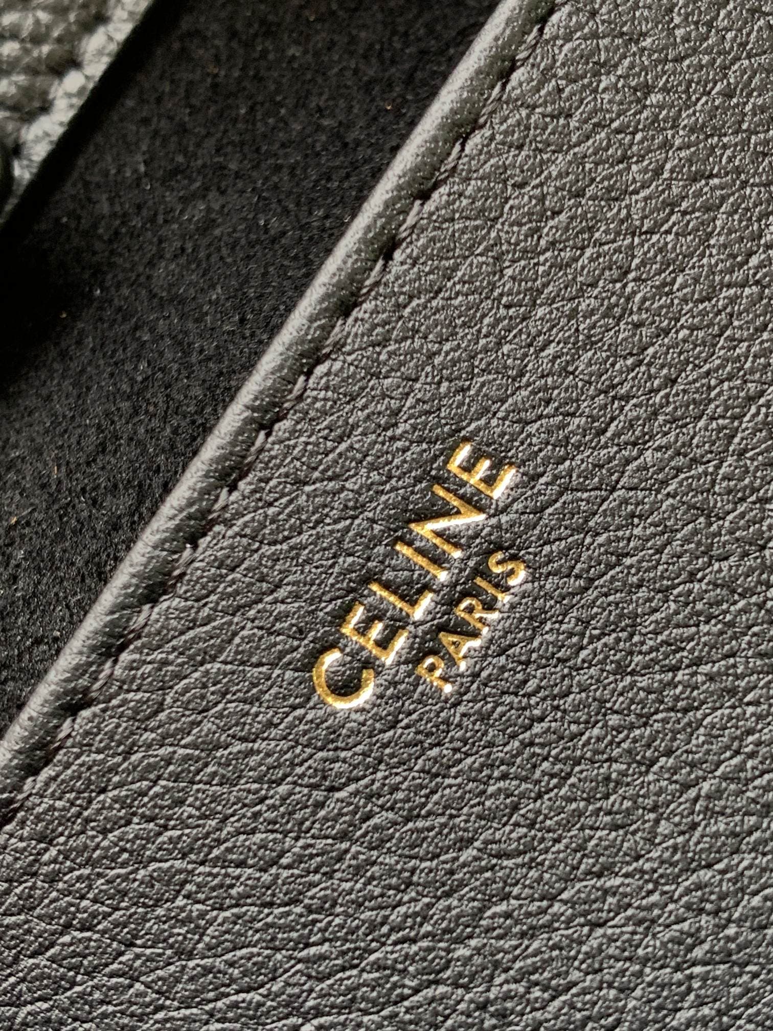 Celine Black Large Shoulder Bag