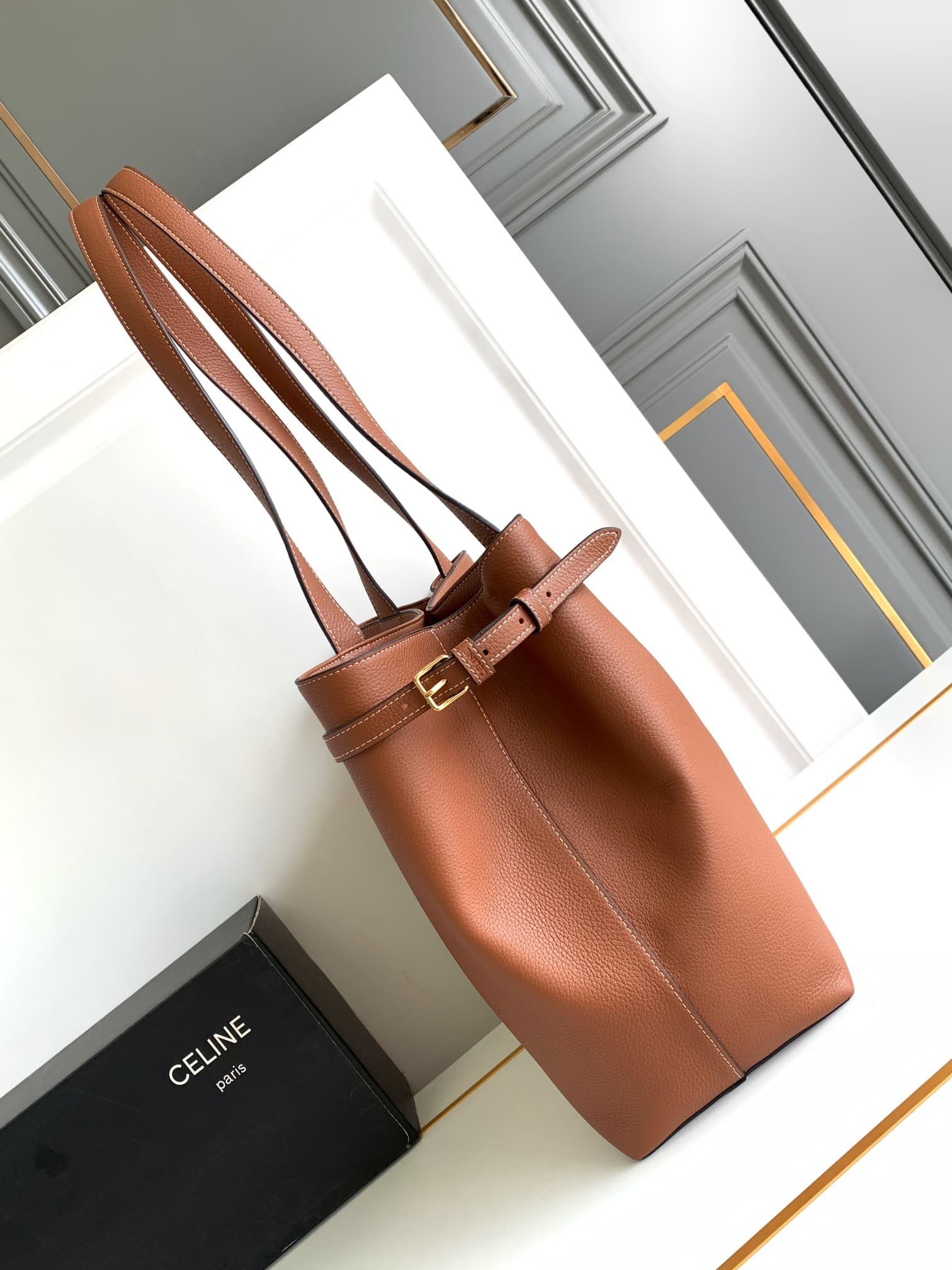 Celine Black Large Shoulder Bag