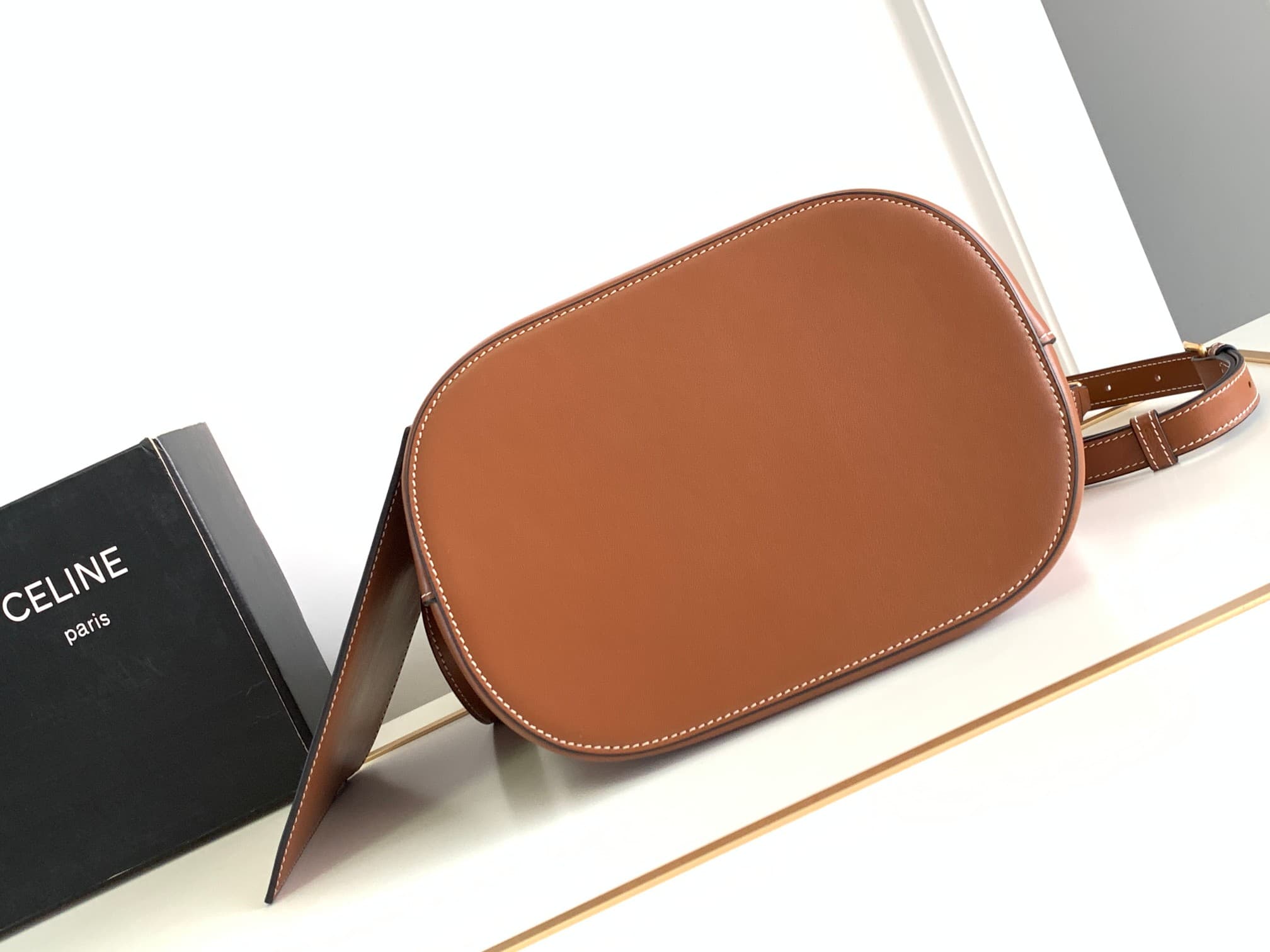 Celine Gold Medium Crossbody Bag