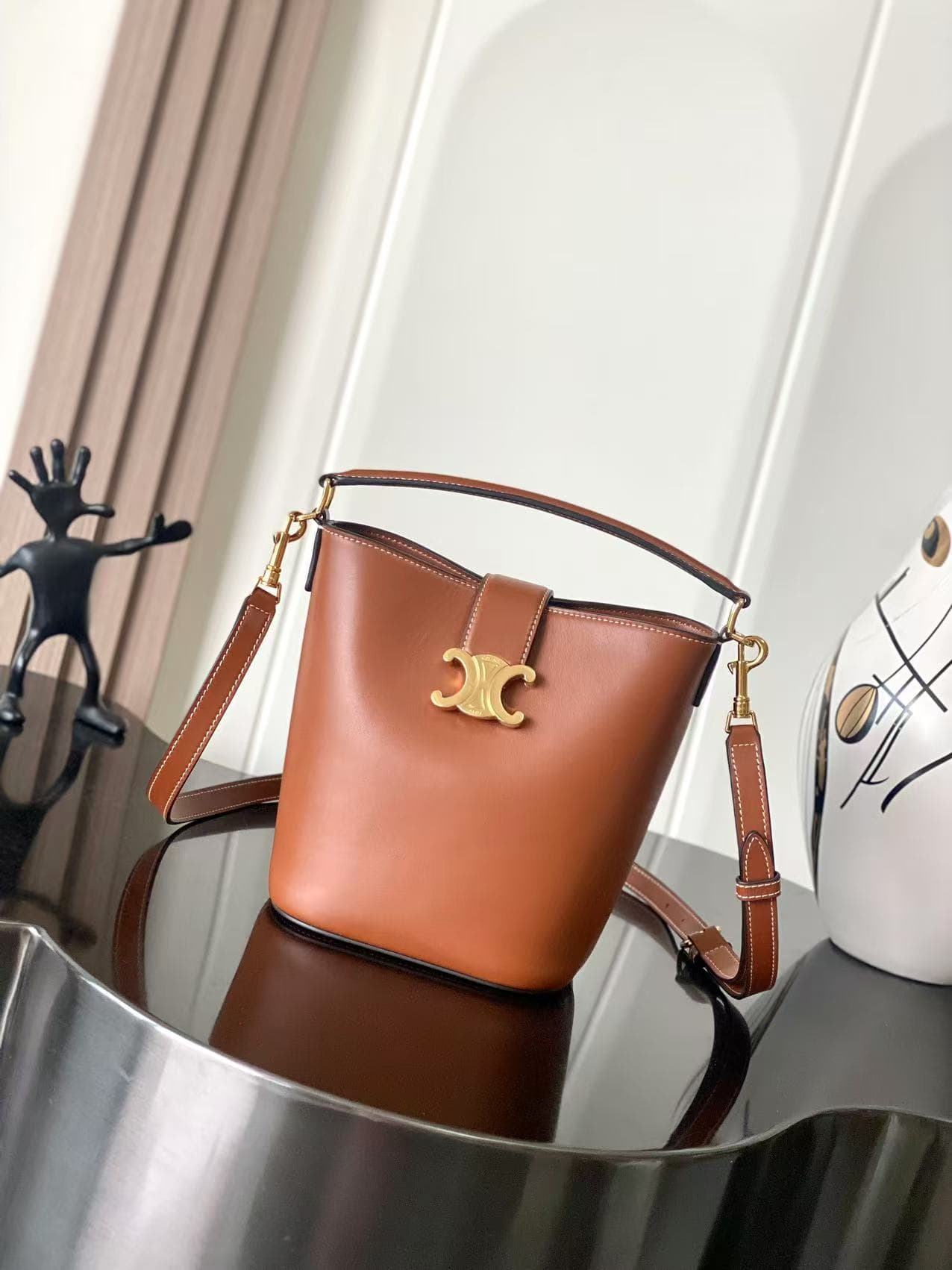 Celine Brown Small Crossbody Bag