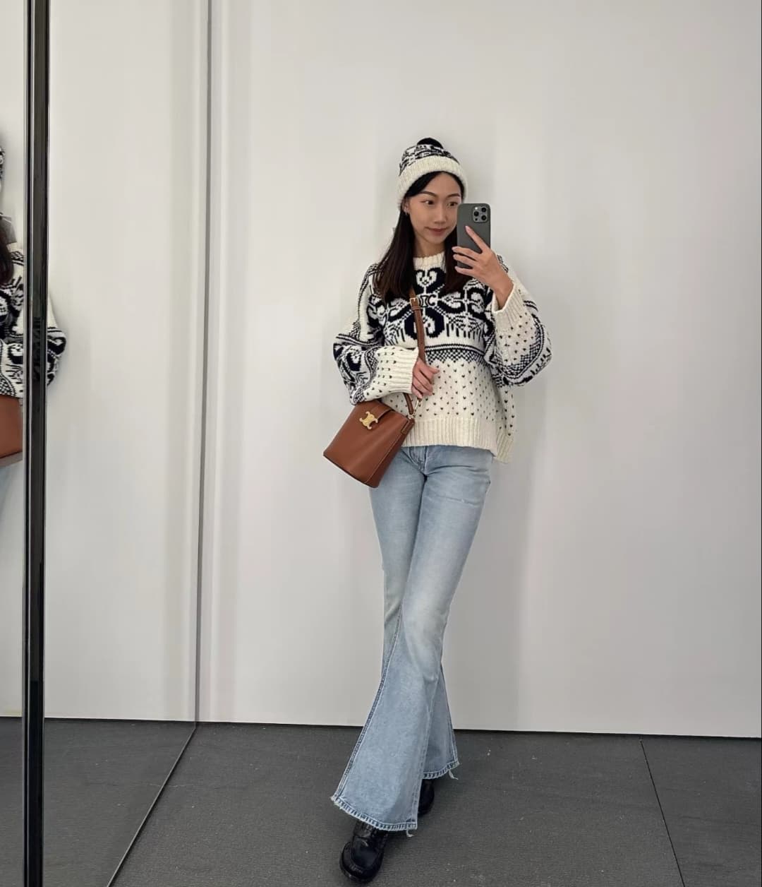 Celine Brown Bucket Bag