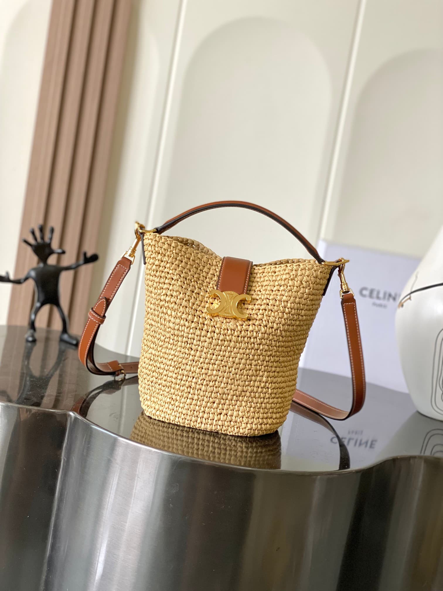 Celine Gold Small Crossbody Bag