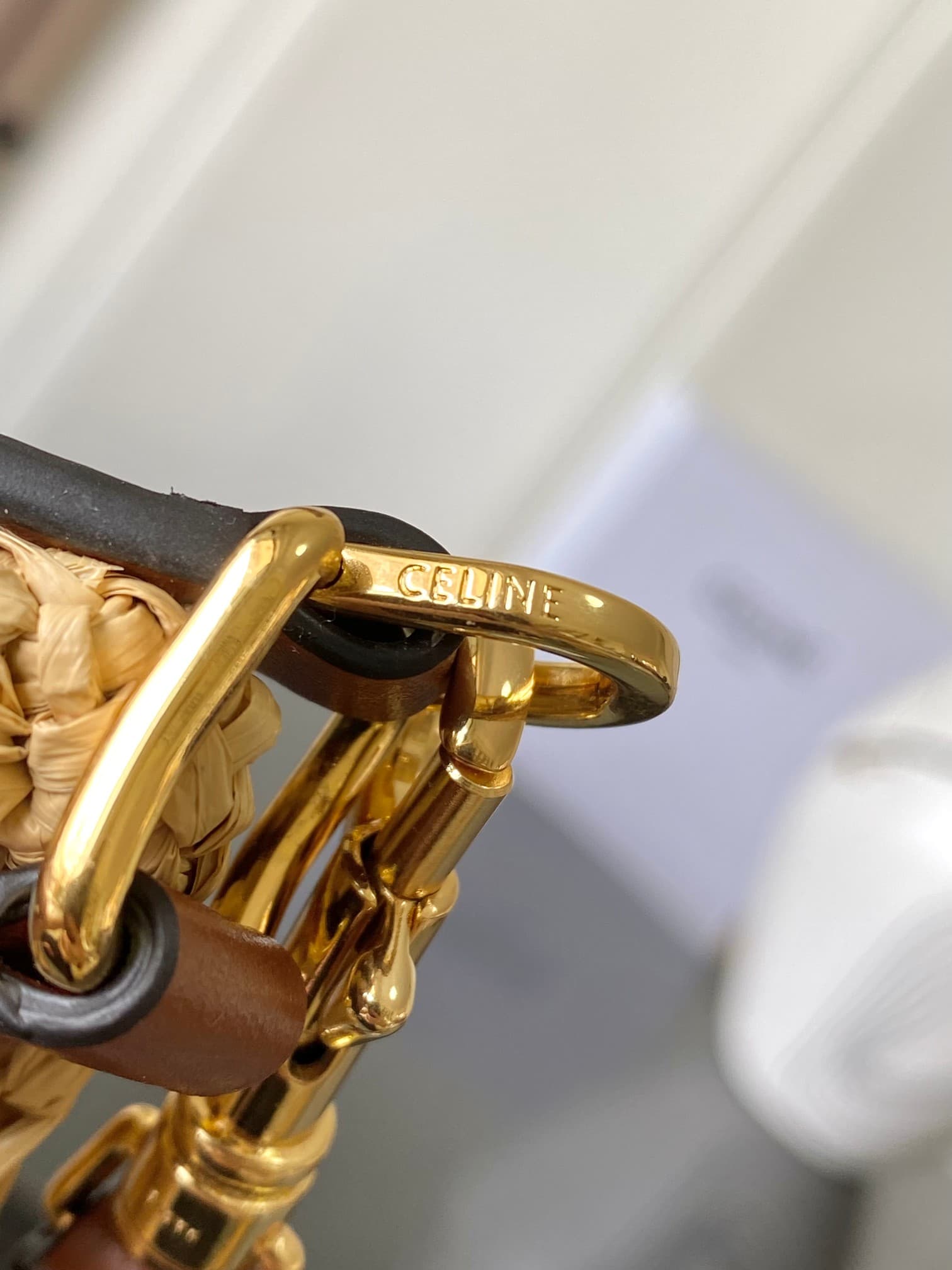 Celine Gold Small Crossbody Bag