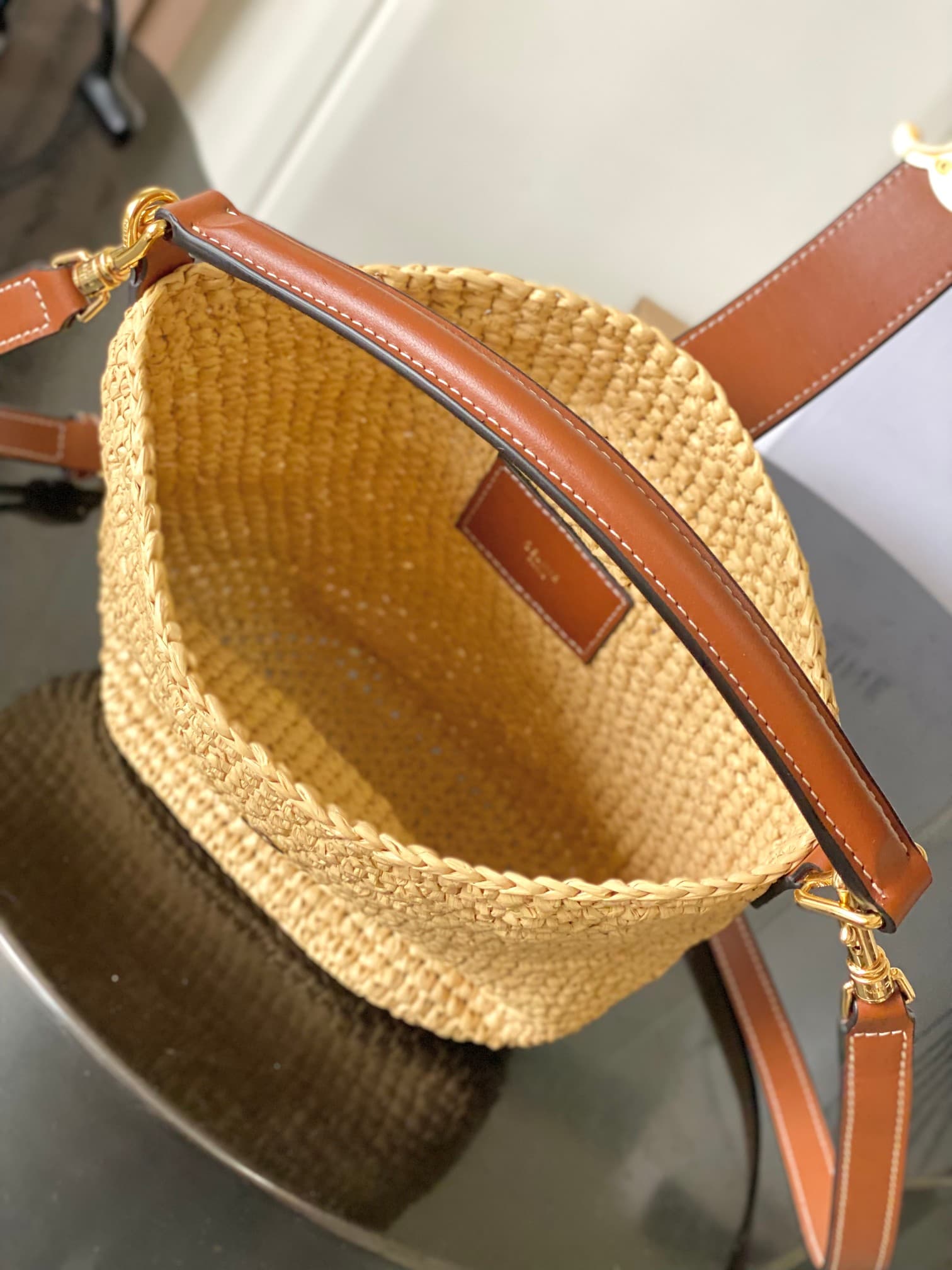 Celine Gold Small Crossbody Bag