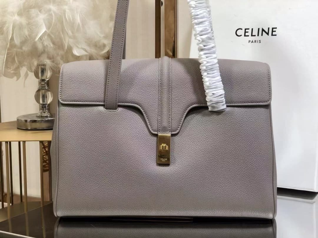 Celine Cream Medium Shoulder Bag