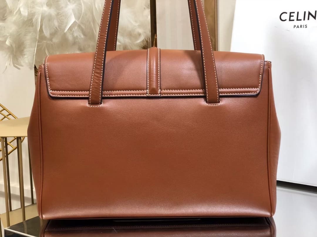 Celine Cream Medium Shoulder Bag