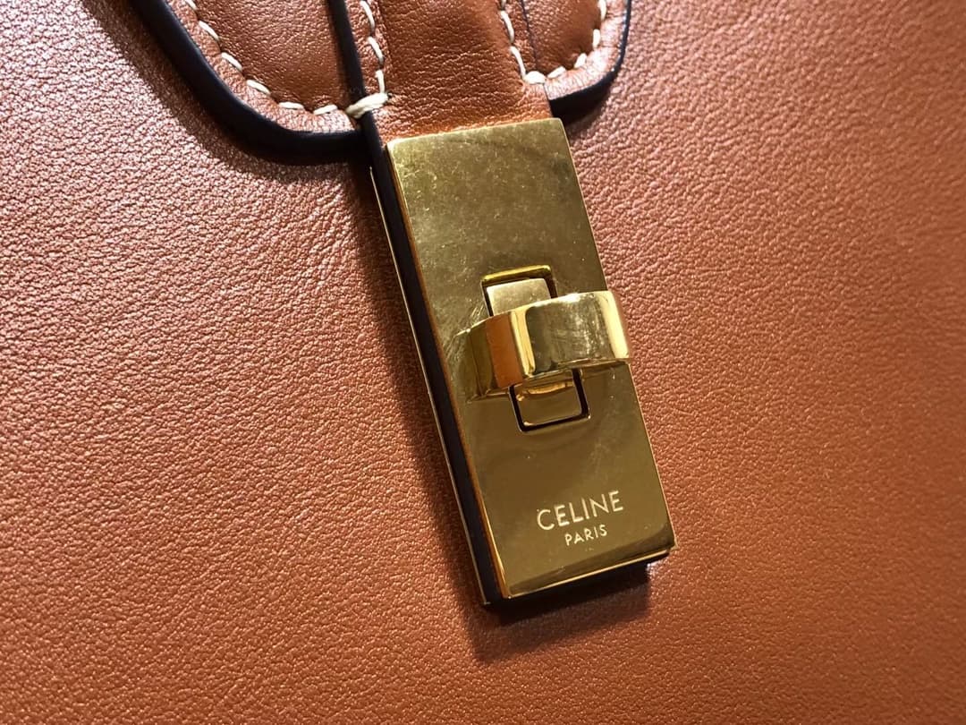 Celine Cream Medium Shoulder Bag