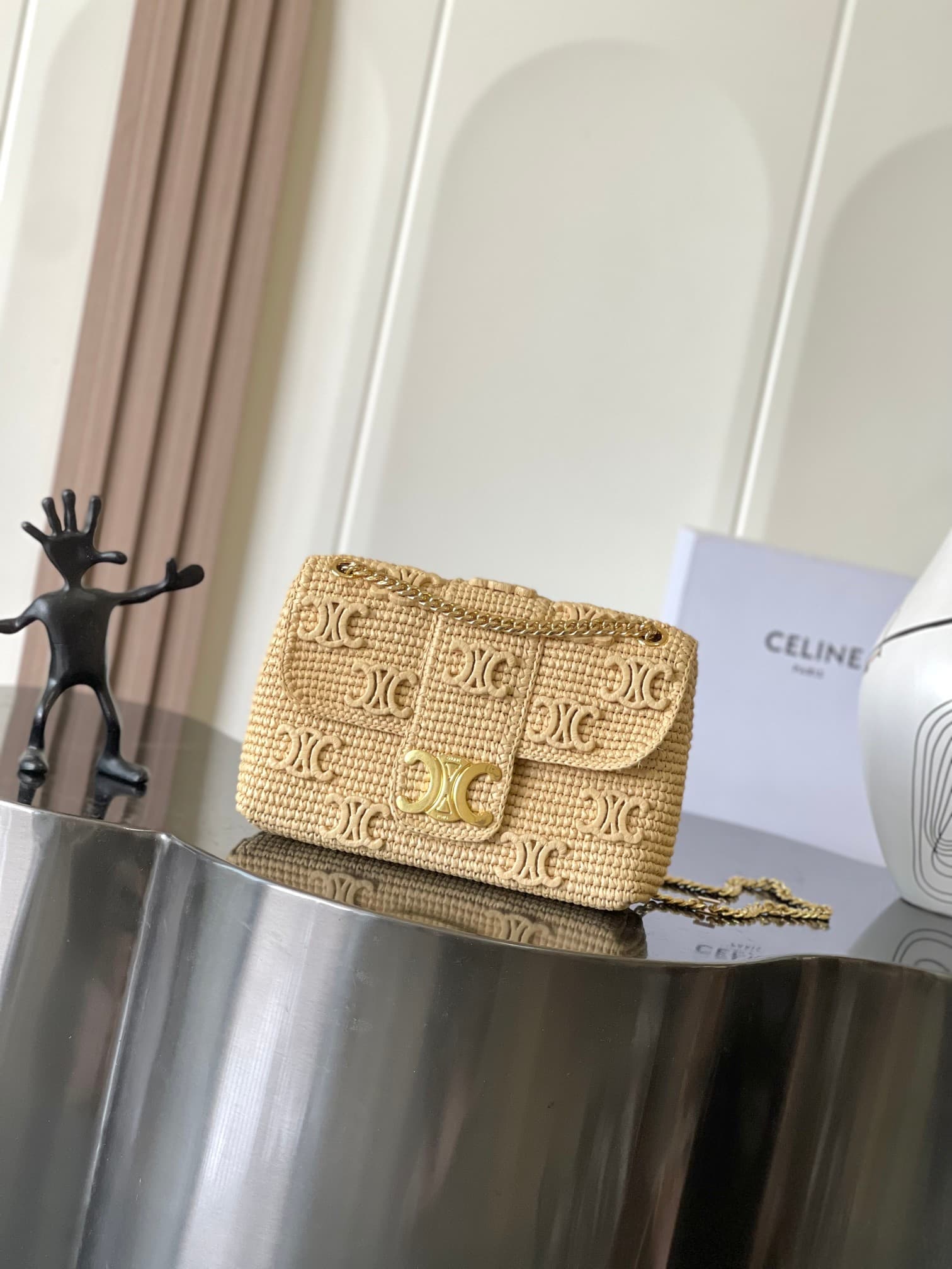 Celine Cream Medium Crossbody Bag