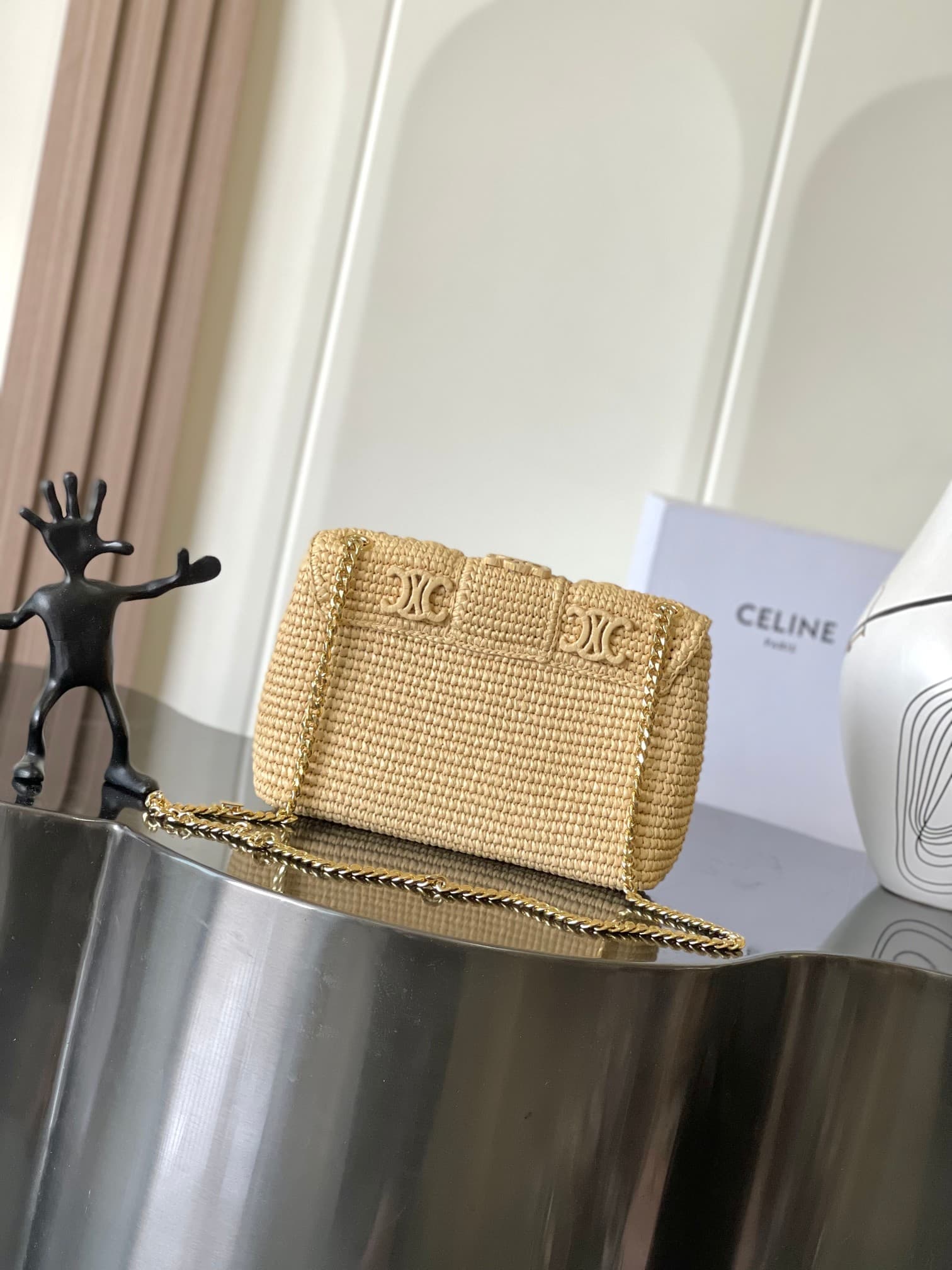 Celine Cream Medium Crossbody Bag