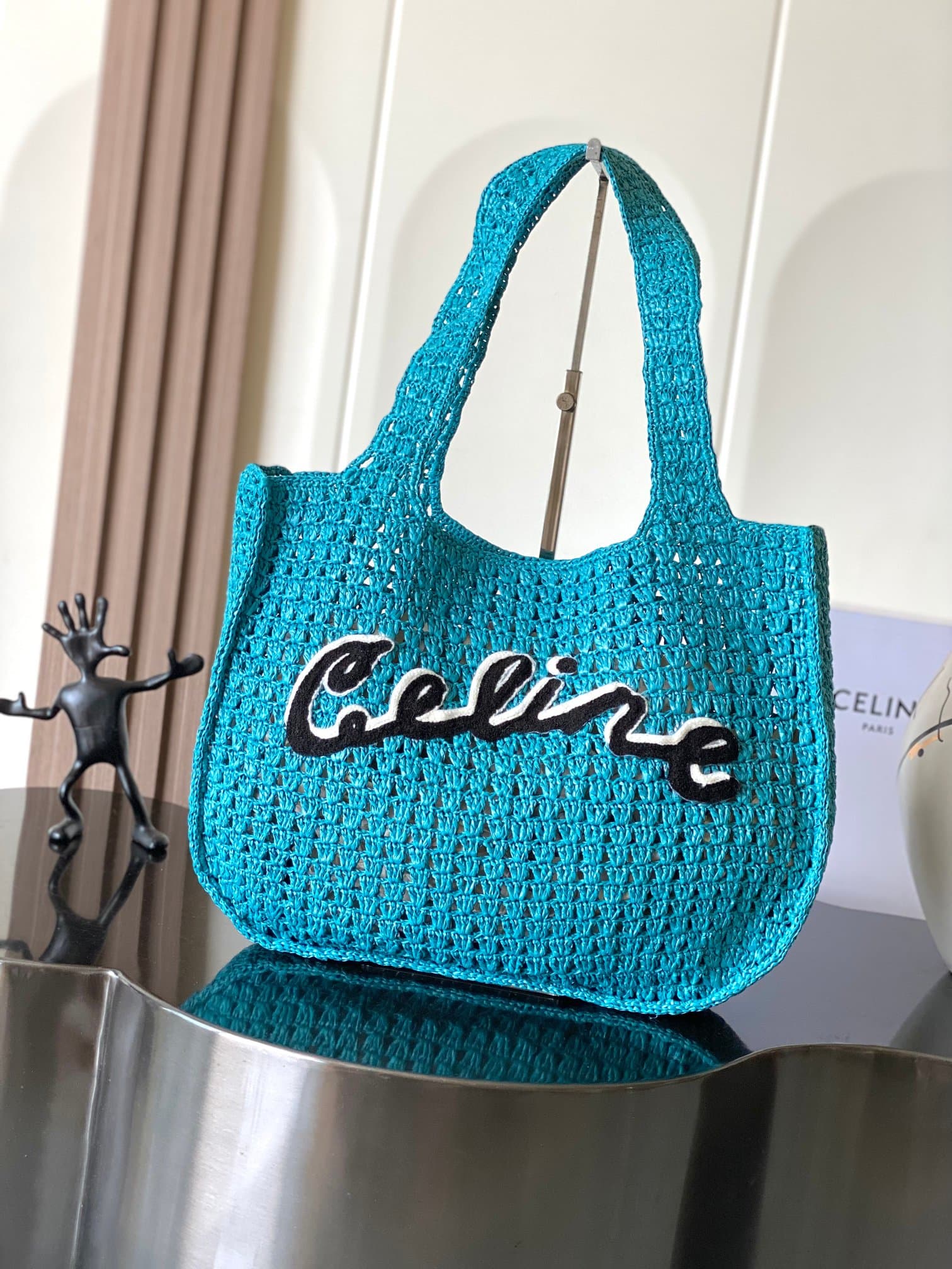 Celine Cream Large Shoulder Bag