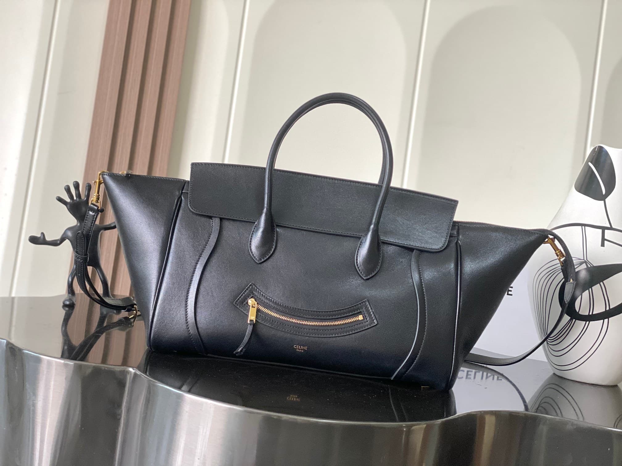 Celine Black Bag 123693