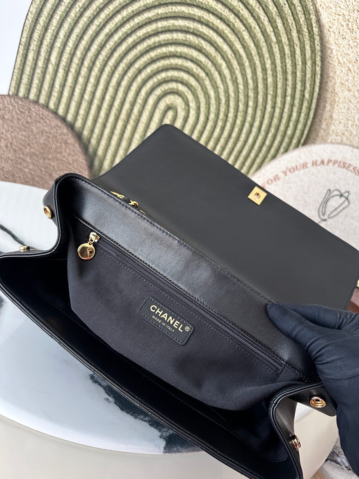 Chanel Black Bag A2215