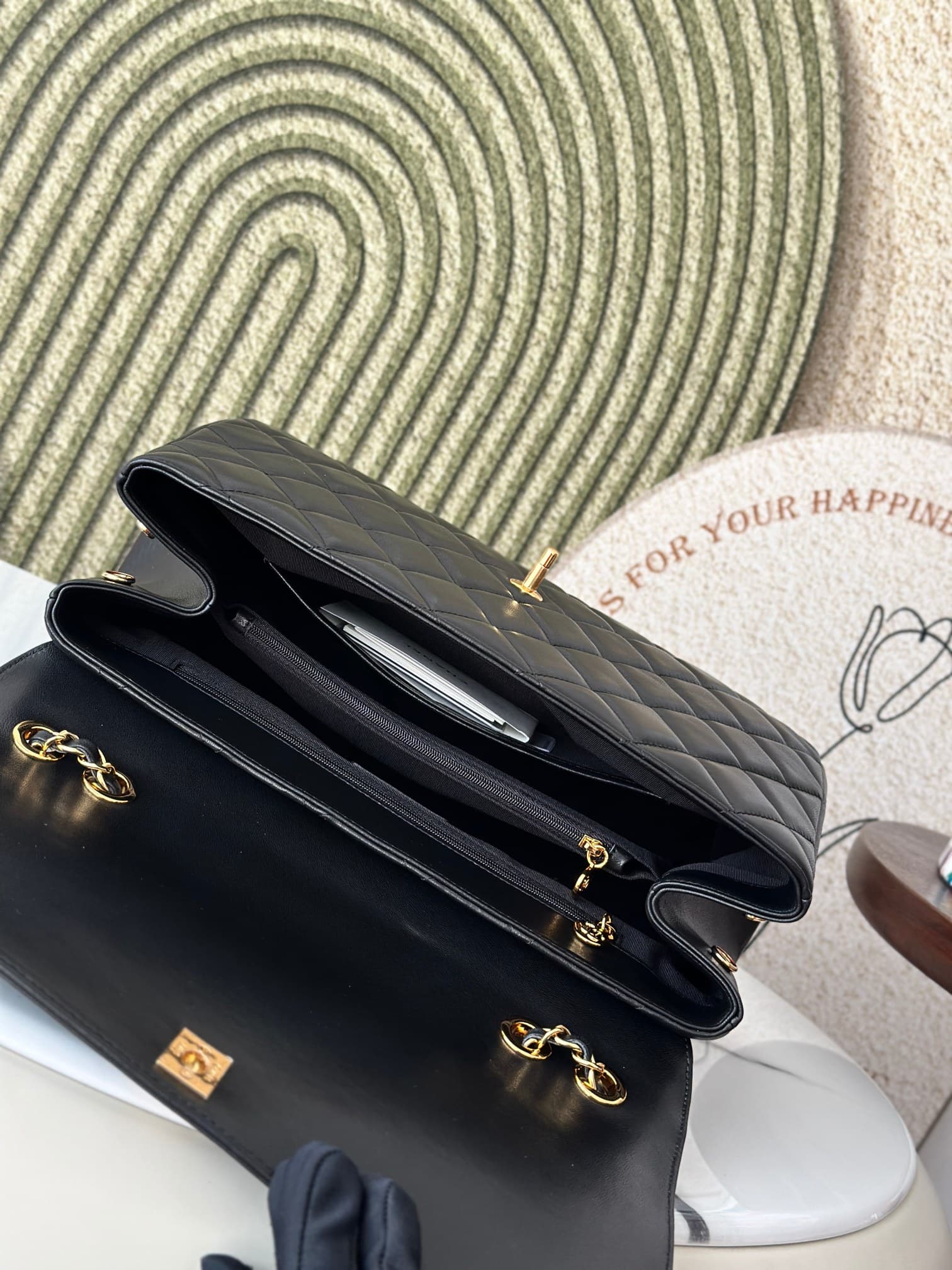 Chanel Black Bag A2215