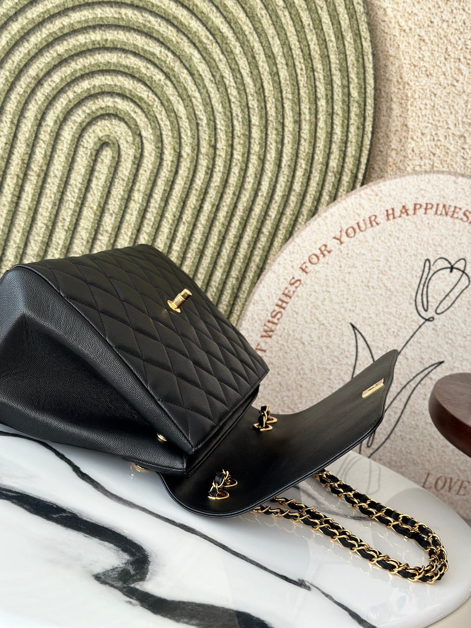 Chanel Black Bag A2215