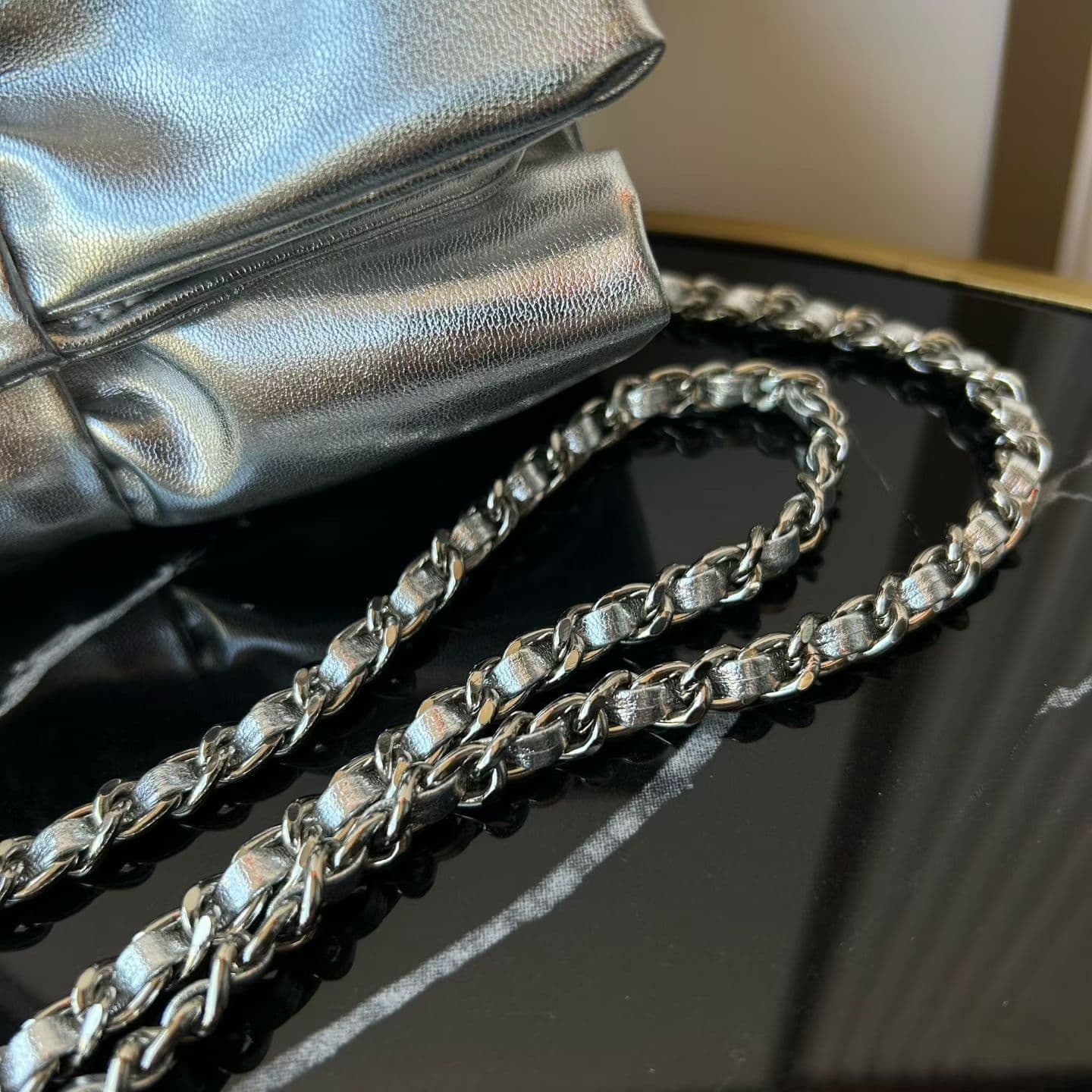 Chanel Red Shoulder Bag AS5129
