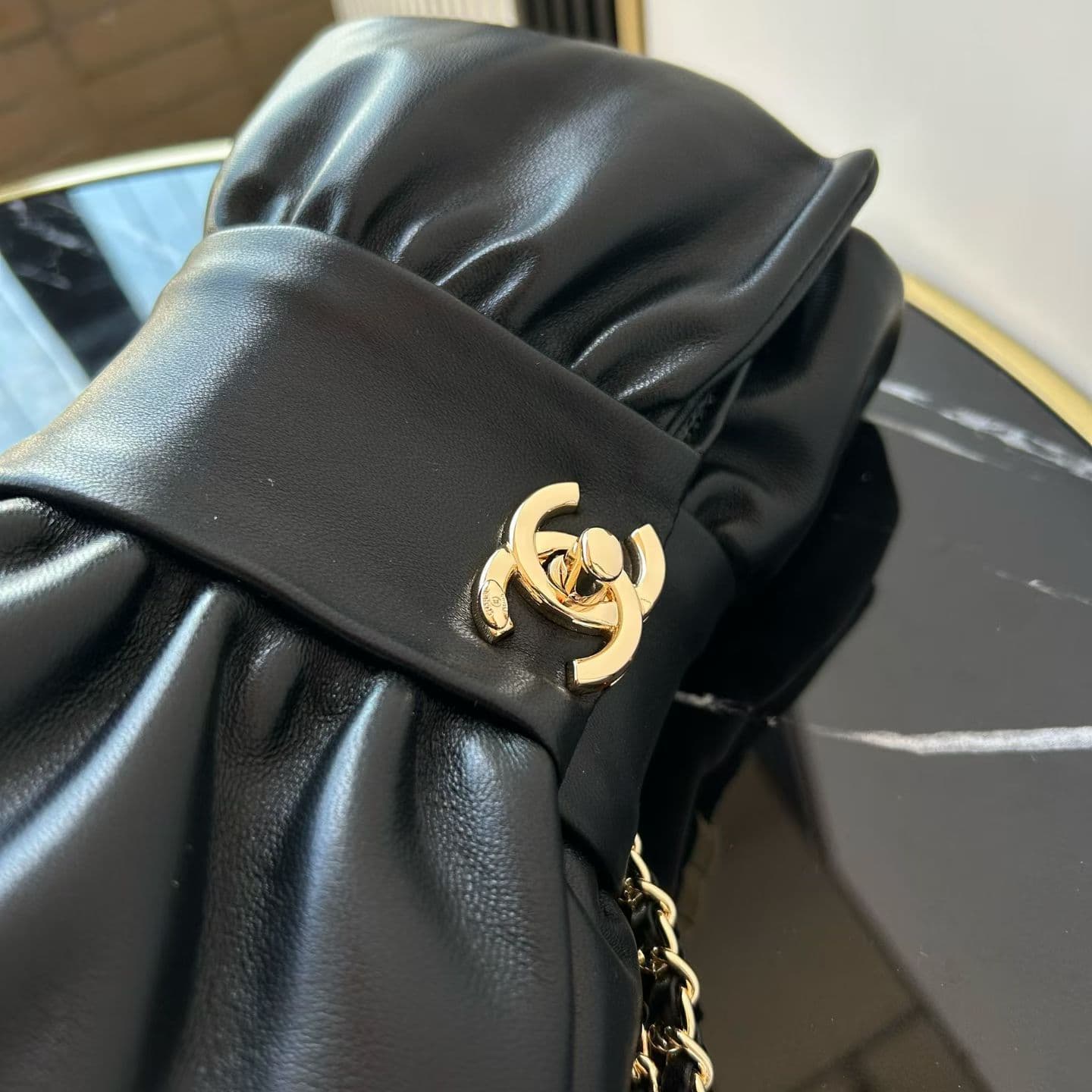 Chanel Red Shoulder Bag AS5129