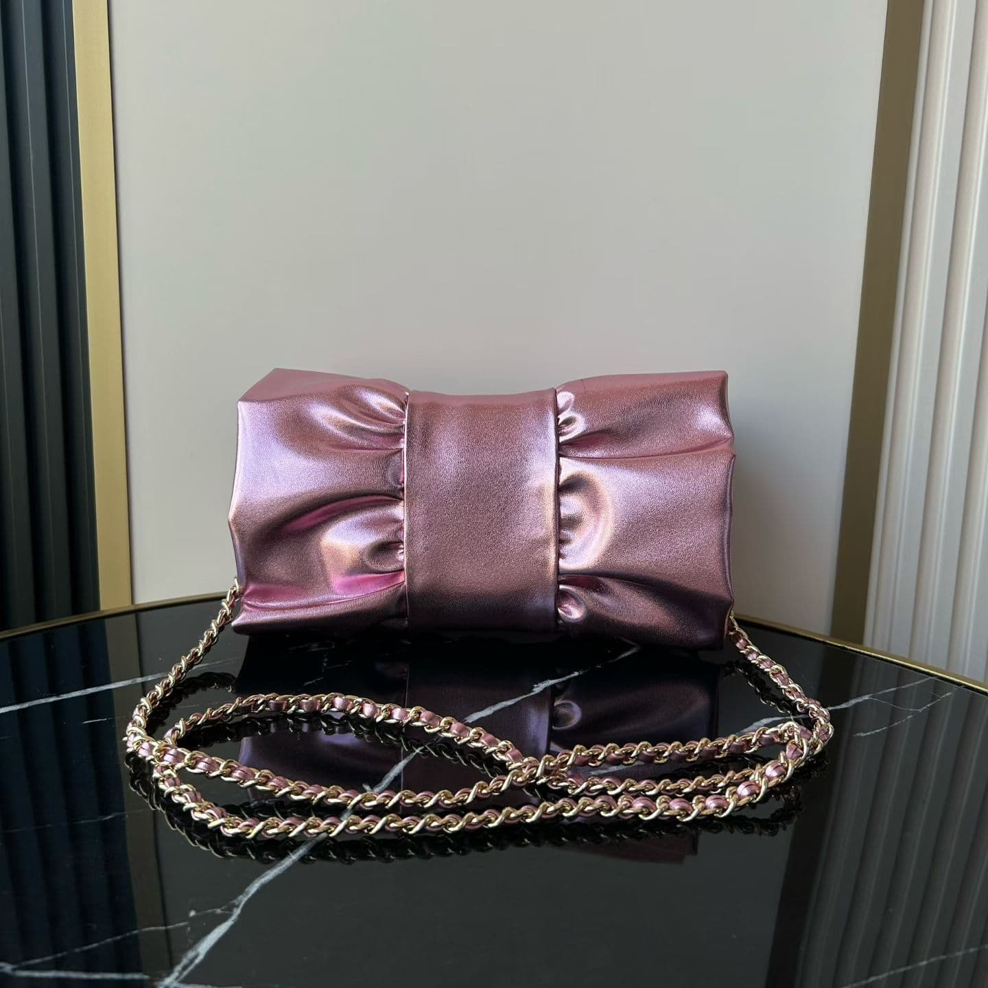 Chanel Red Shoulder Bag AS5129