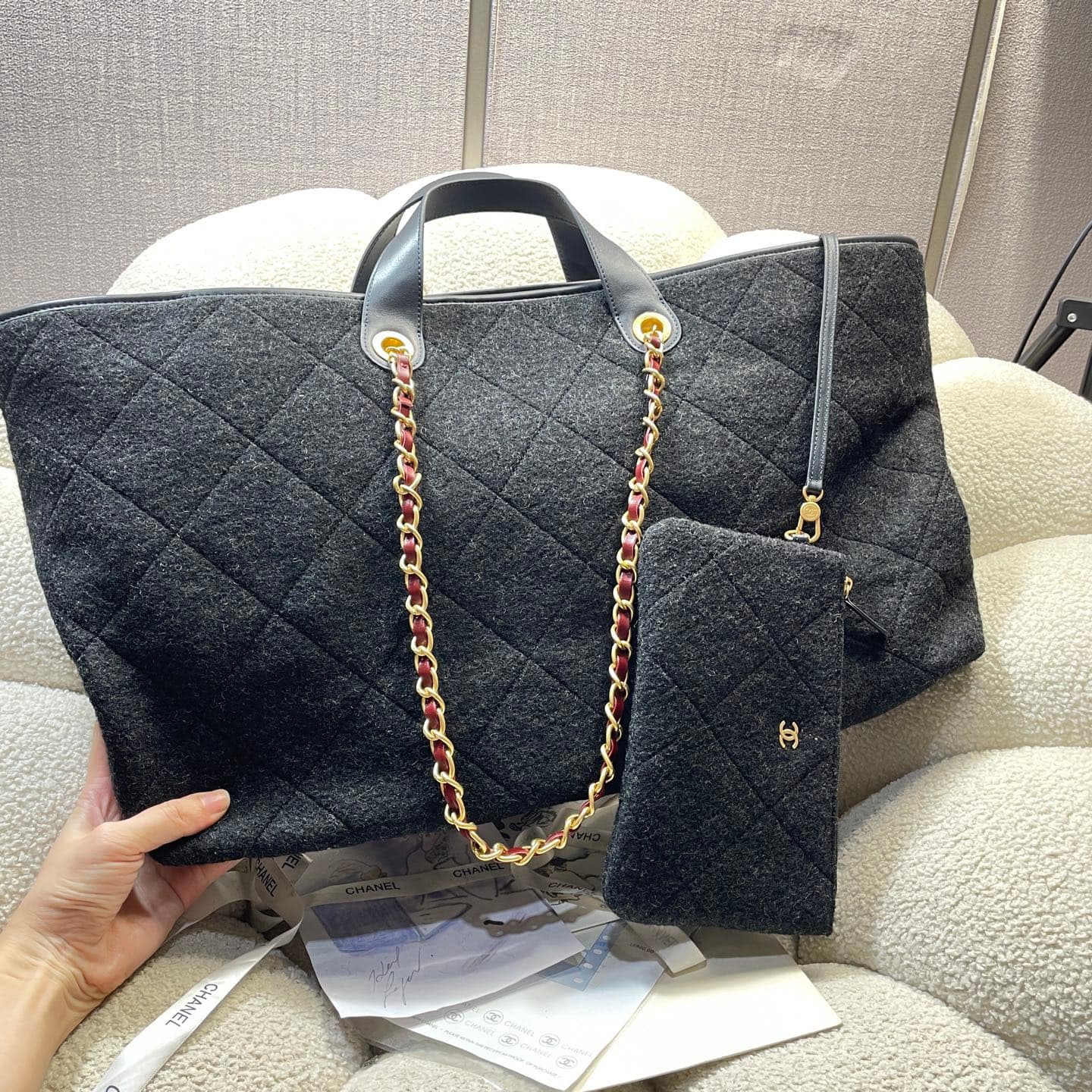 Chanel Gold Bag 5852