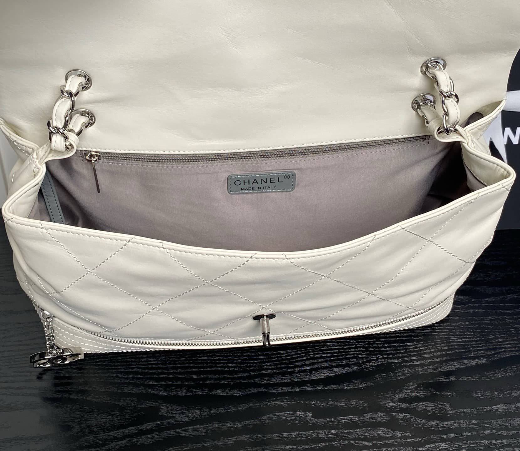 Chanel Silver Bag