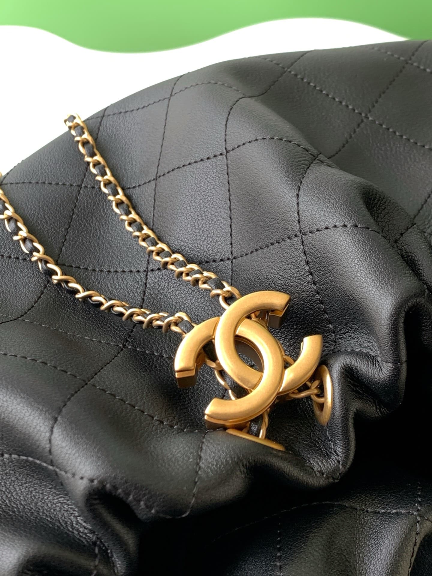 Chanel Gold Crossbody Bag AS5967