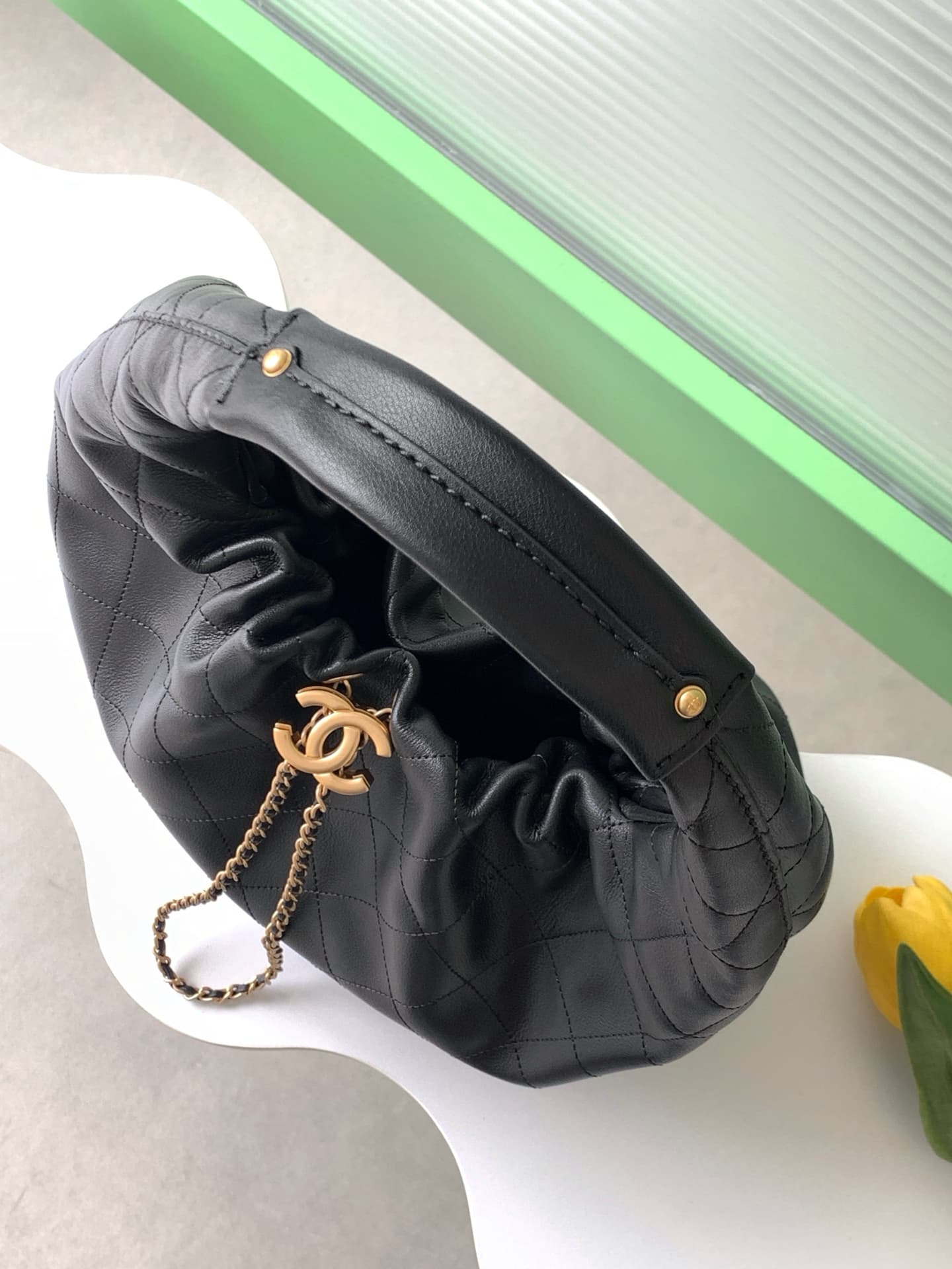 Chanel Gold Crossbody Bag AS5967