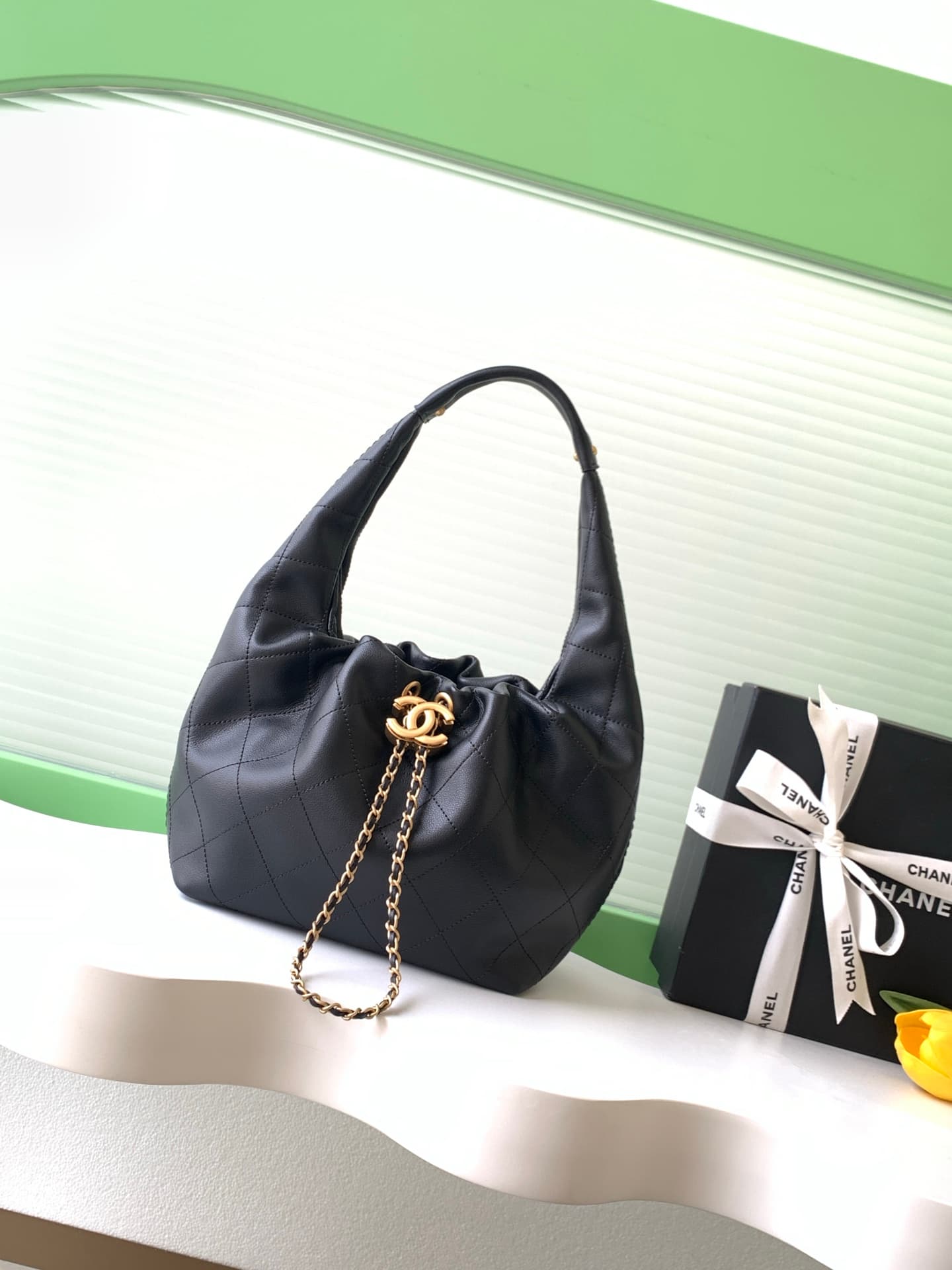 Chanel Gold Crossbody Bag AS5976