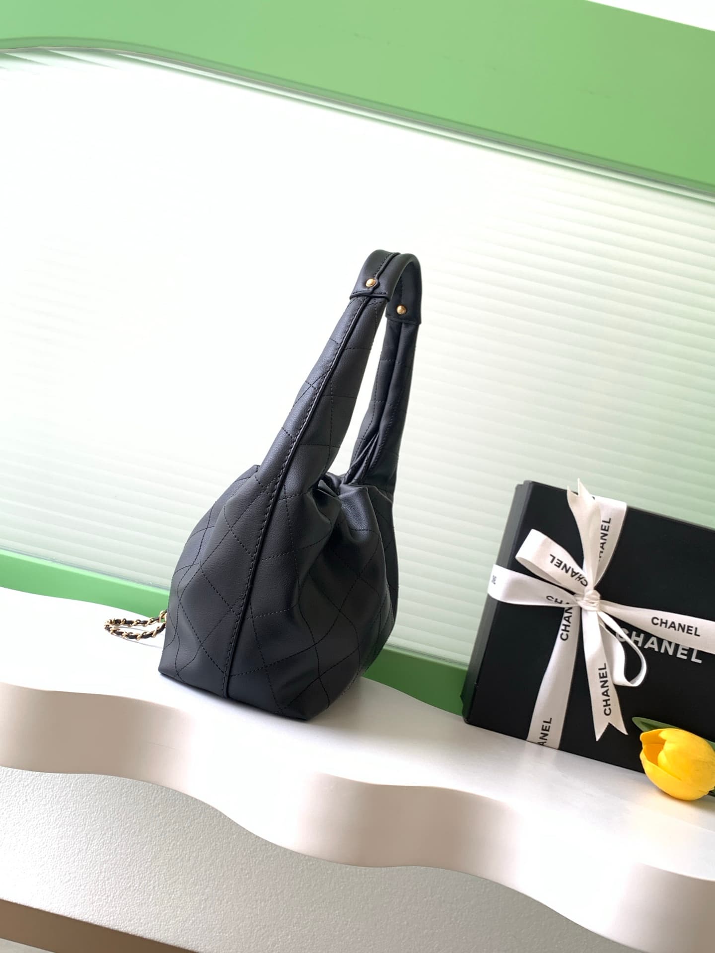 Chanel Gold Crossbody Bag AS5976