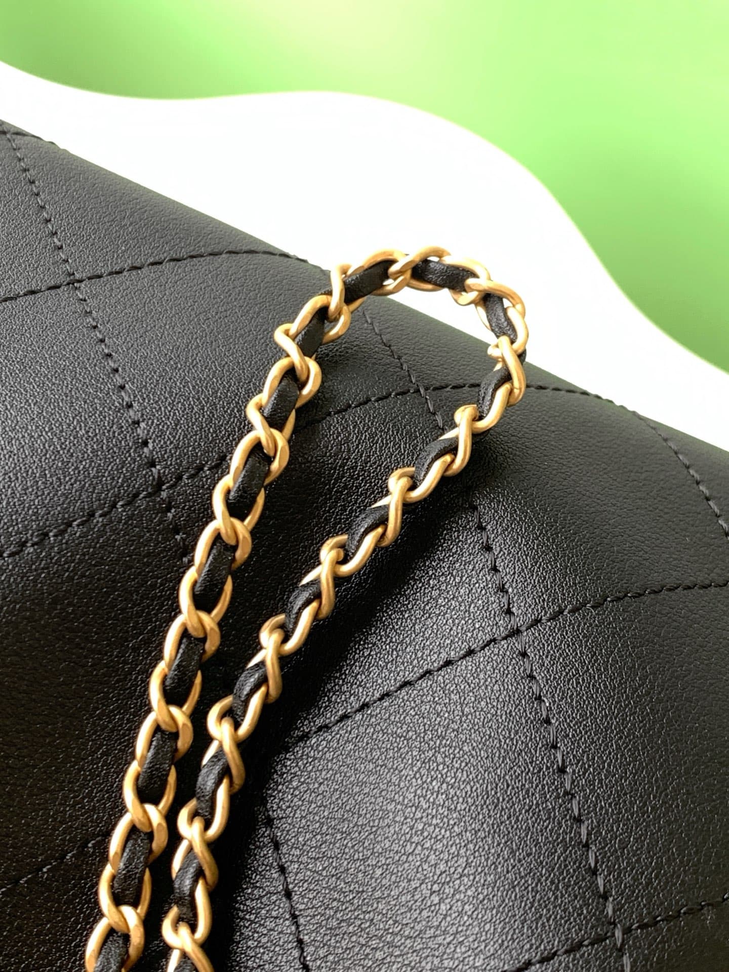 Chanel Gold Crossbody Bag AS5976