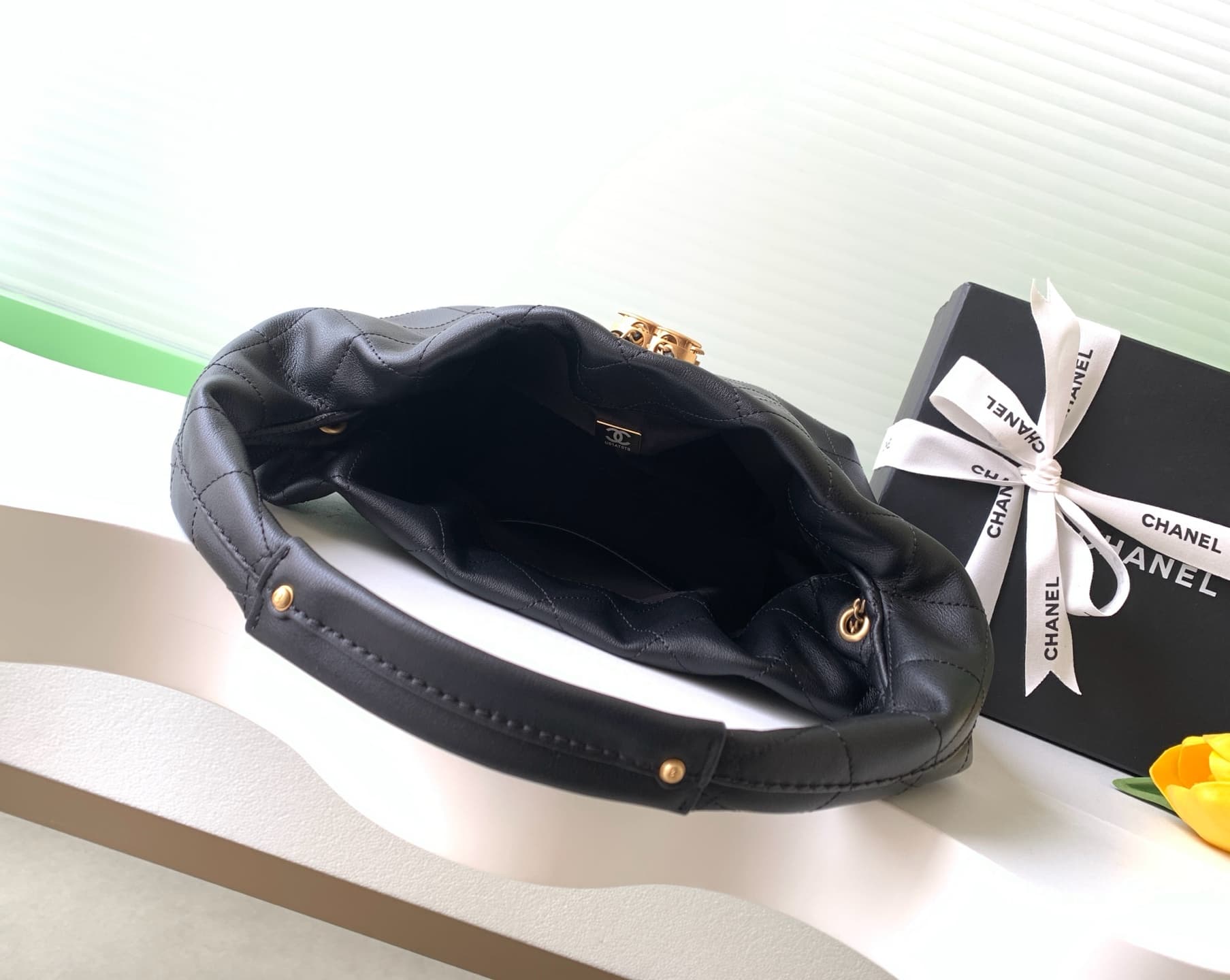 Chanel Gold Crossbody Bag AS5976