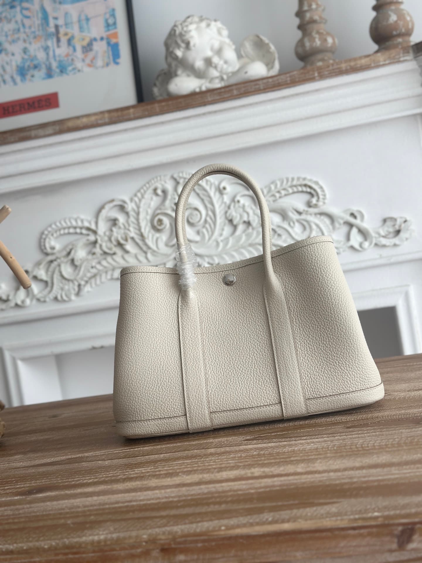 Hermes White Bag