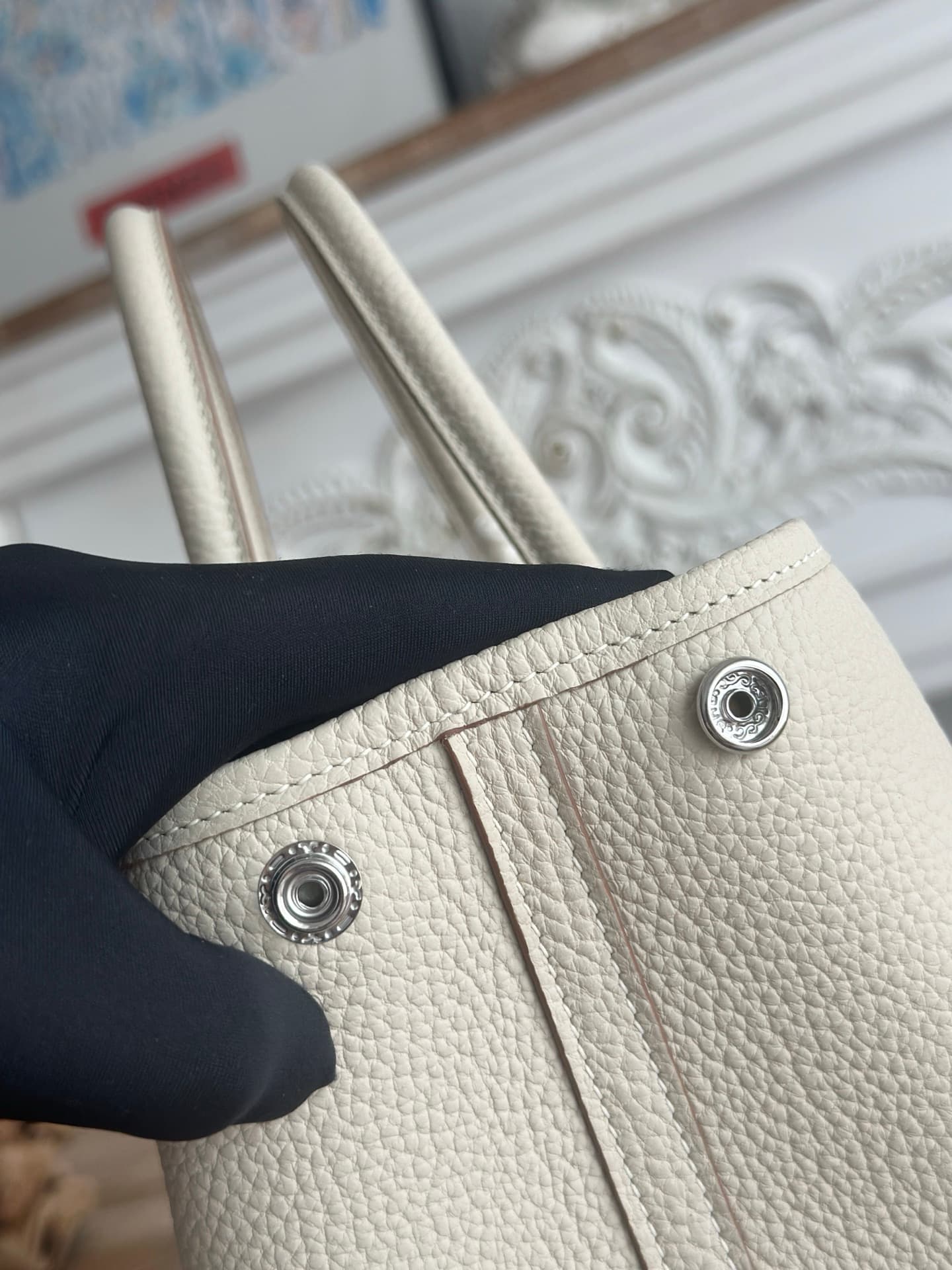 Hermes White Bag