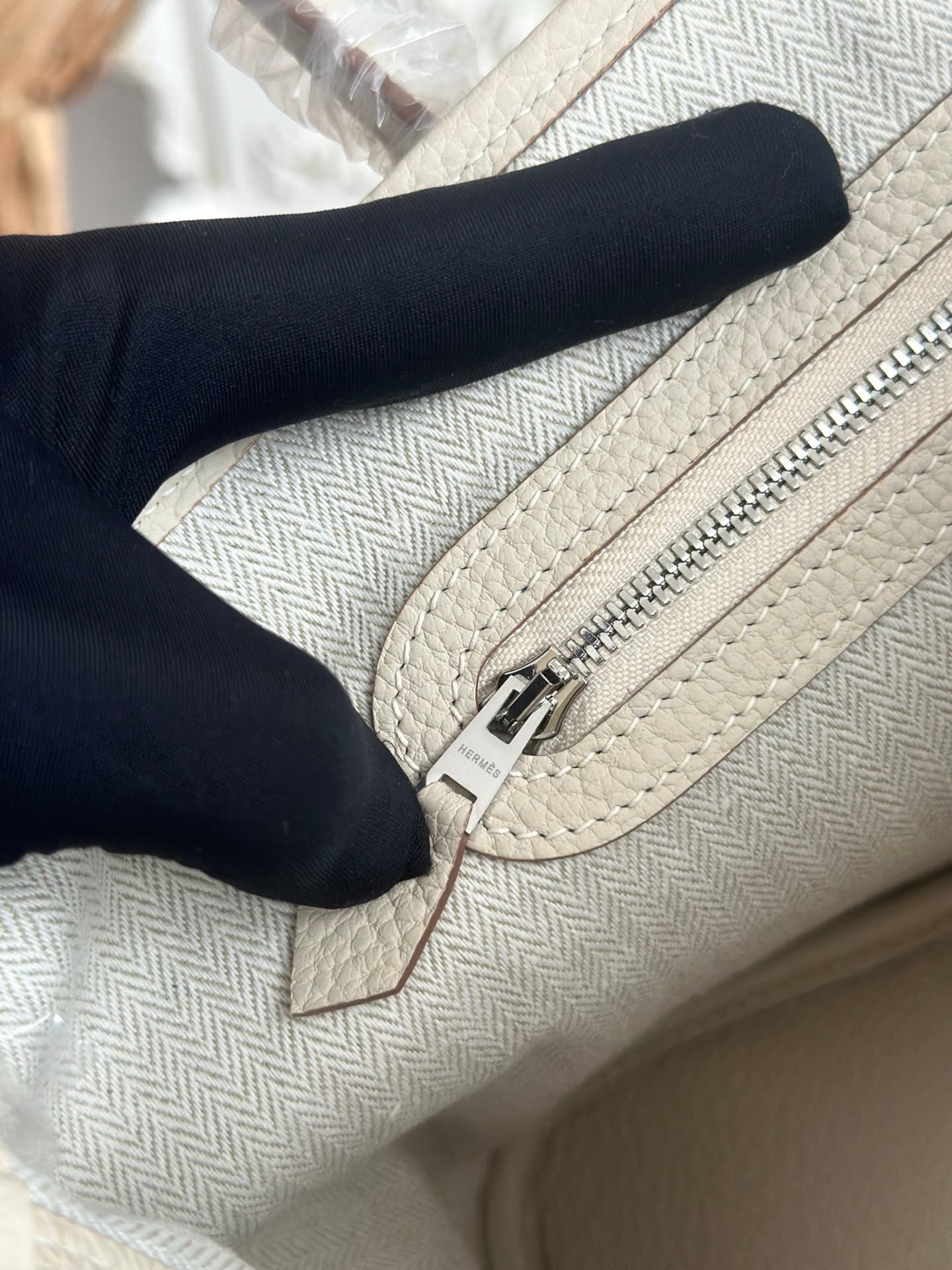 Hermes White Bag
