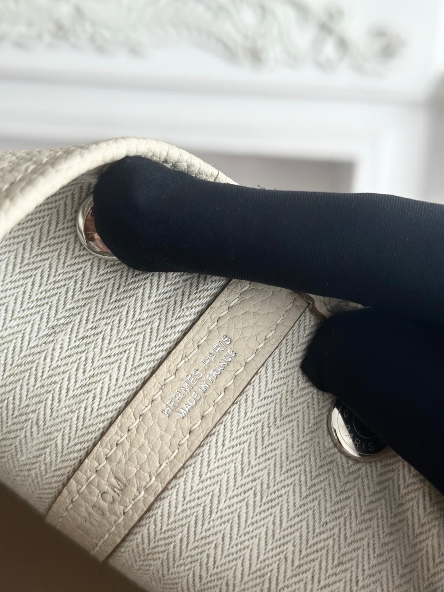 Hermes White Bag