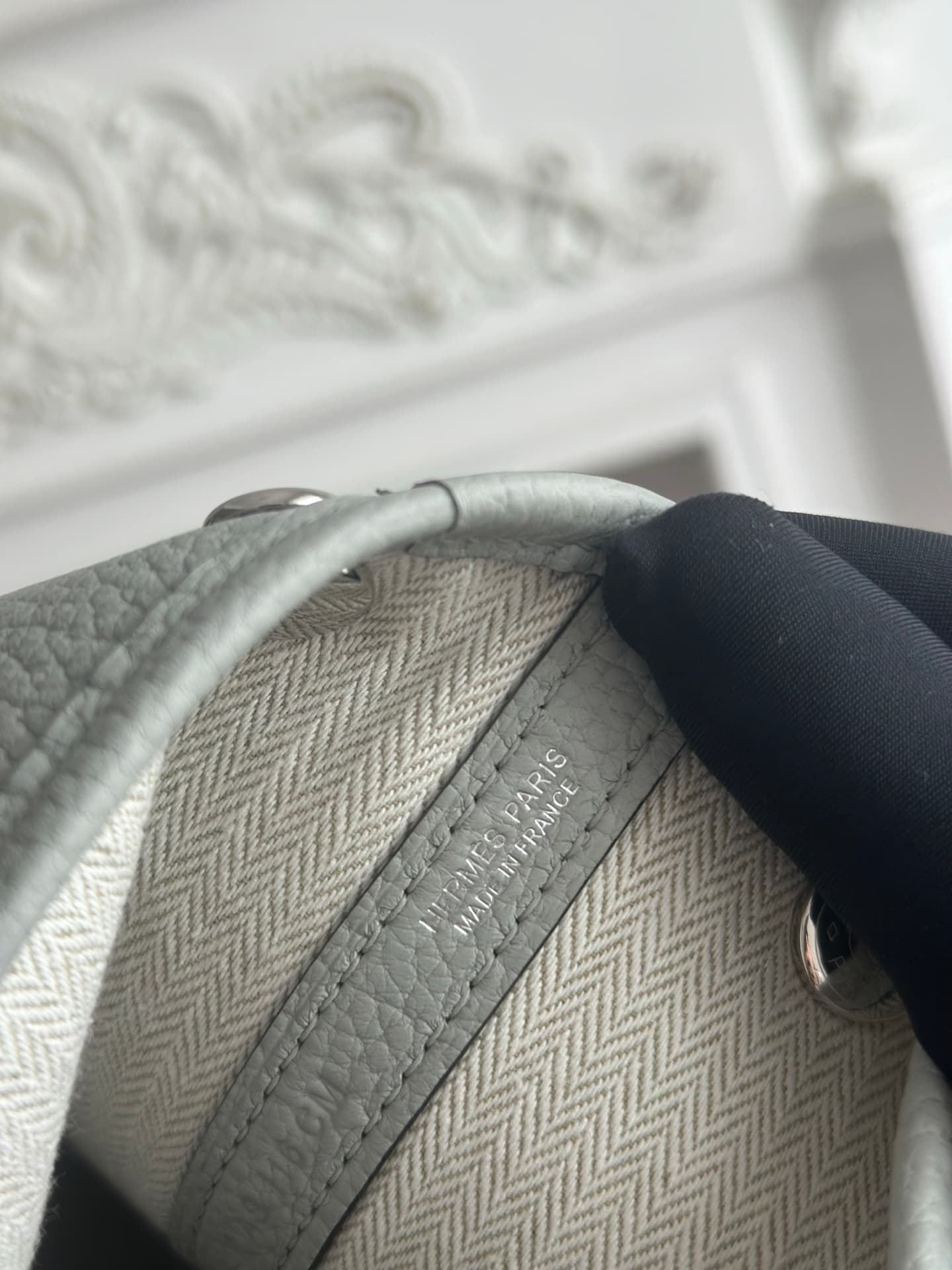 Hermes Blue Bag