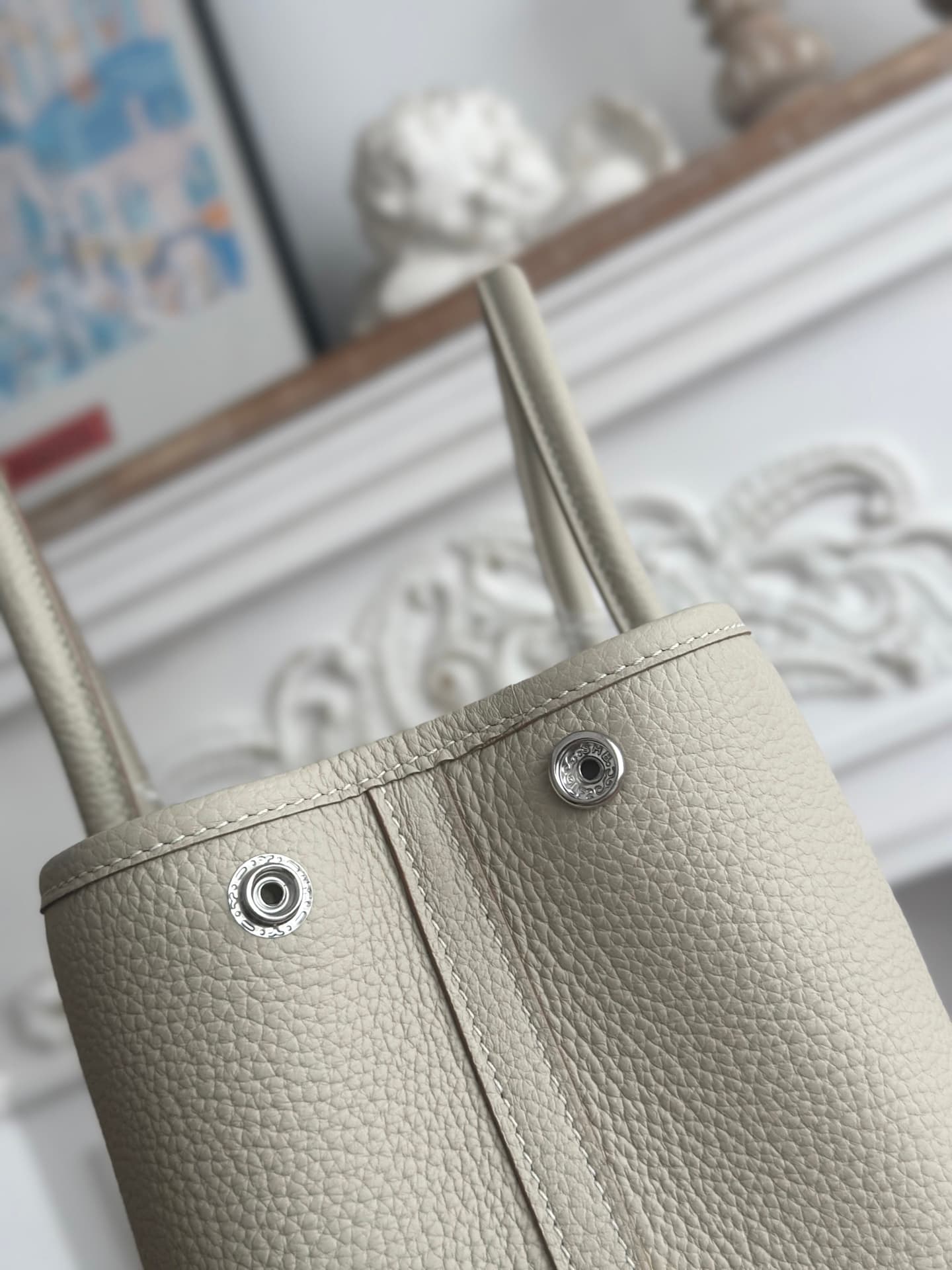 Hermes White Bag
