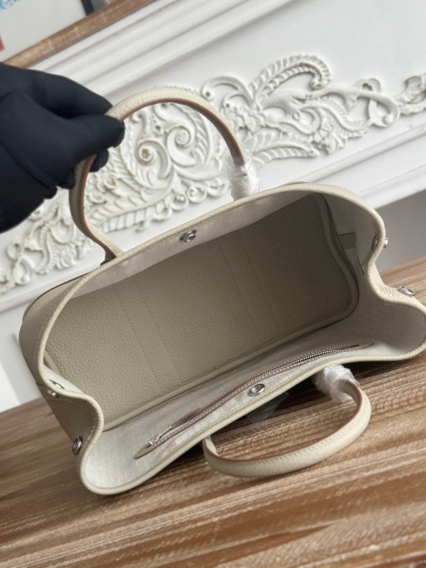Hermes White Bag