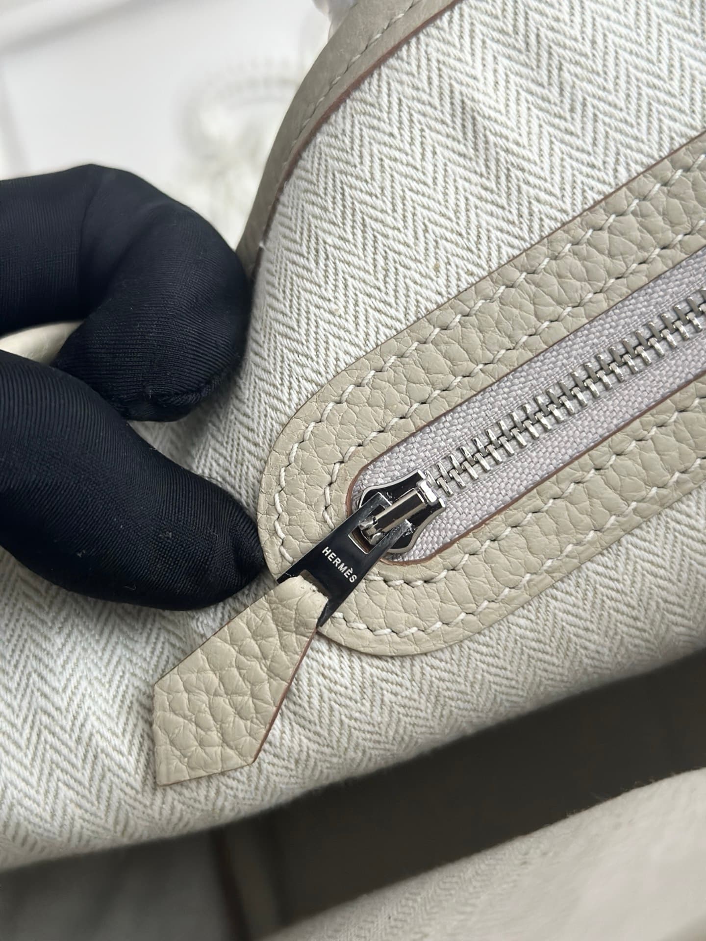 Hermes White Bag