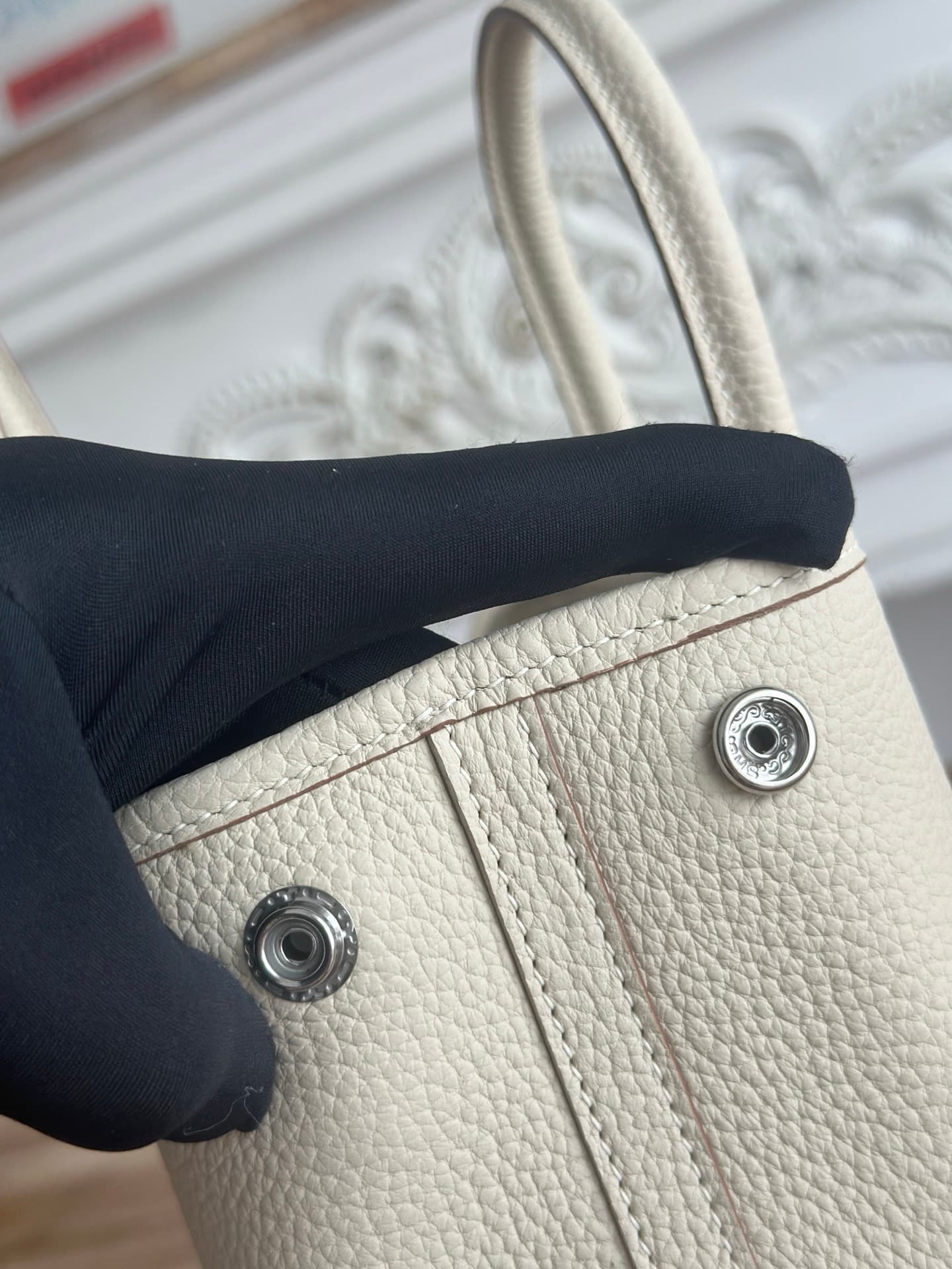 Hermes White Mini Bag
