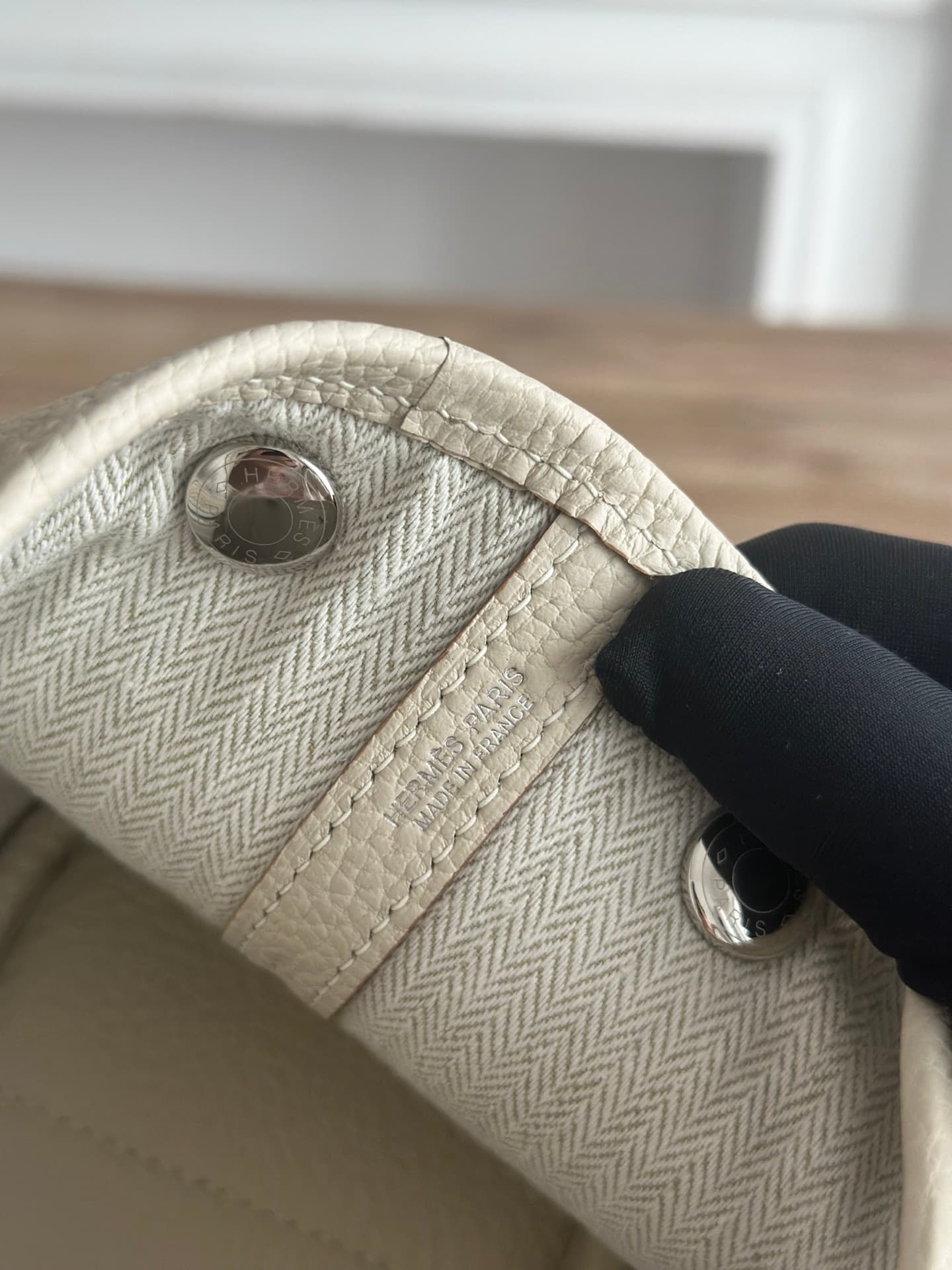 Hermes White Mini Bag