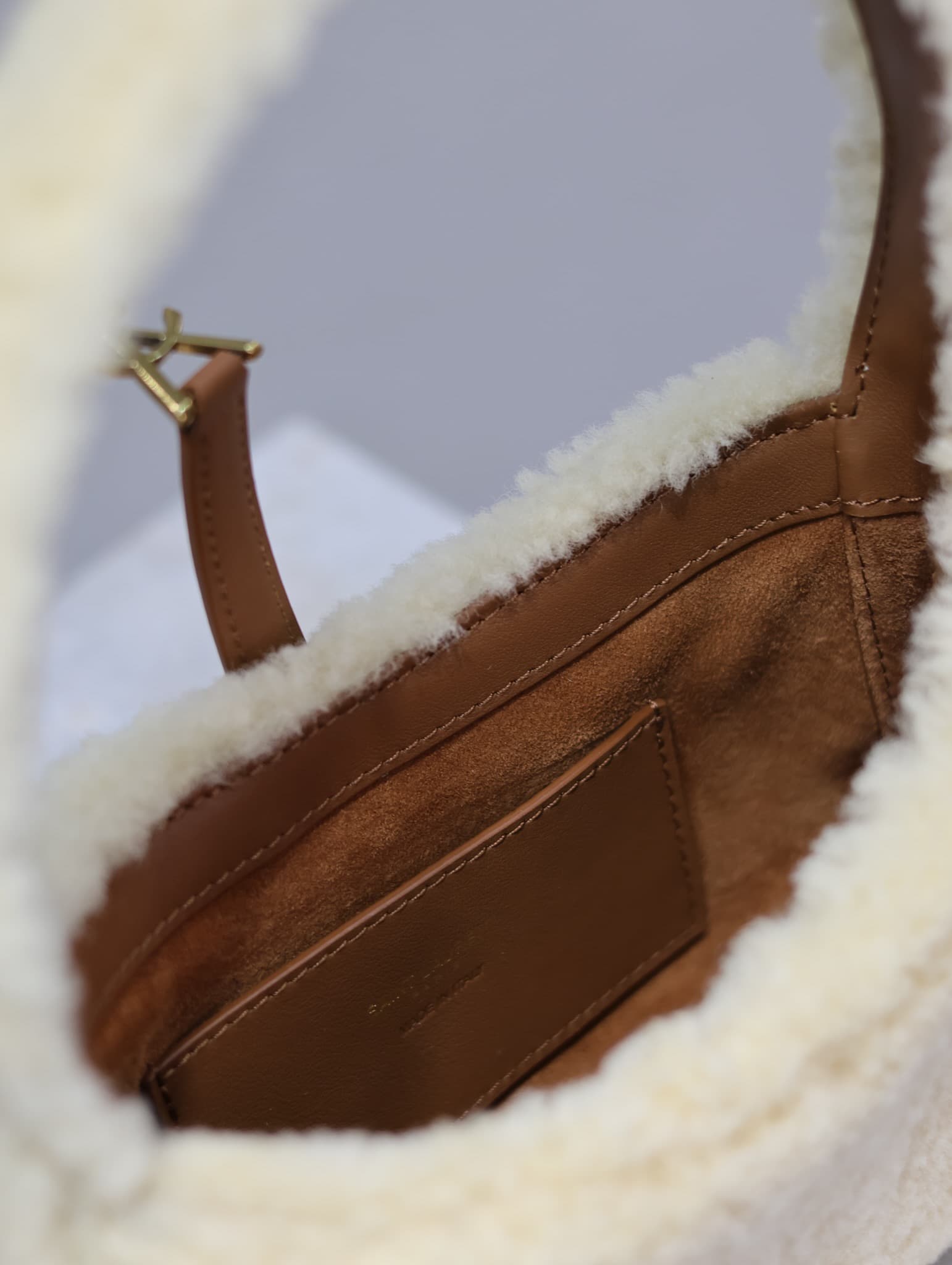 Saint Laurent Cream Mini Bag 710310