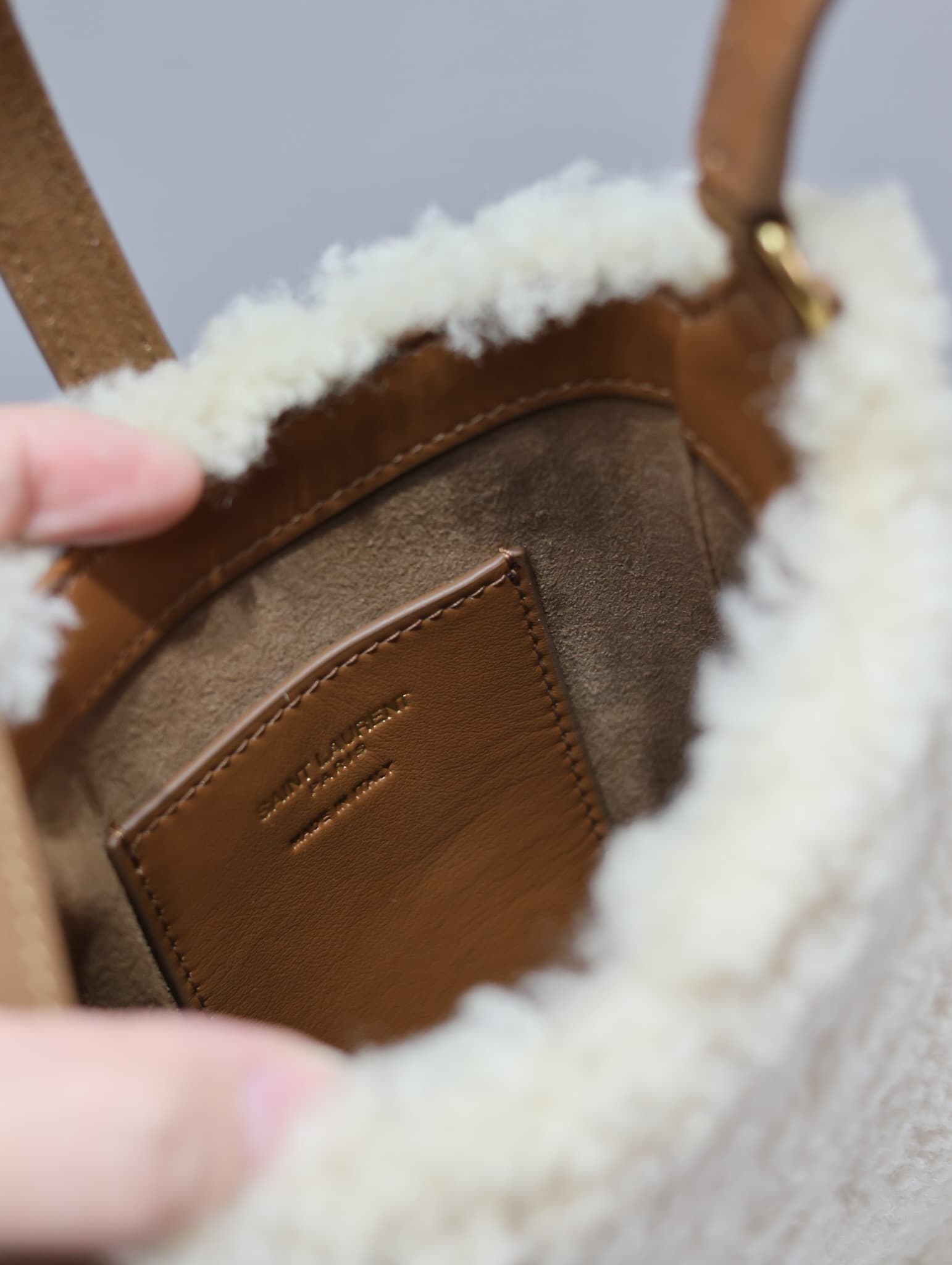 Saint Laurent Cream Bag 735214