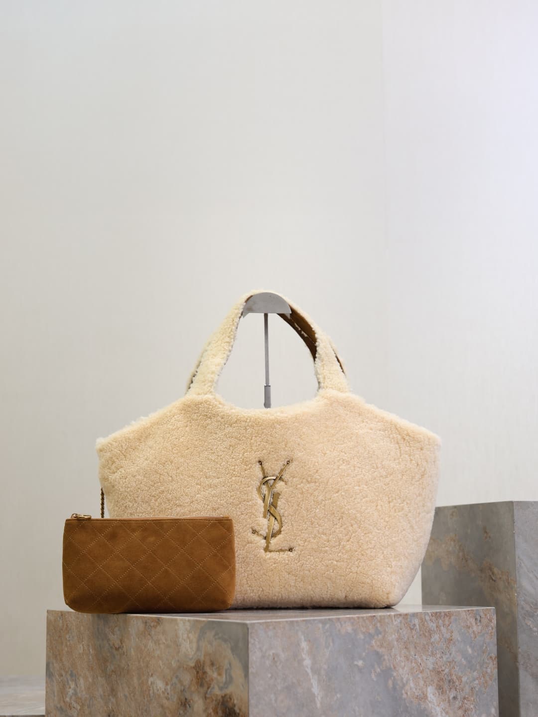 Saint Laurent Cream Small Bag 858191